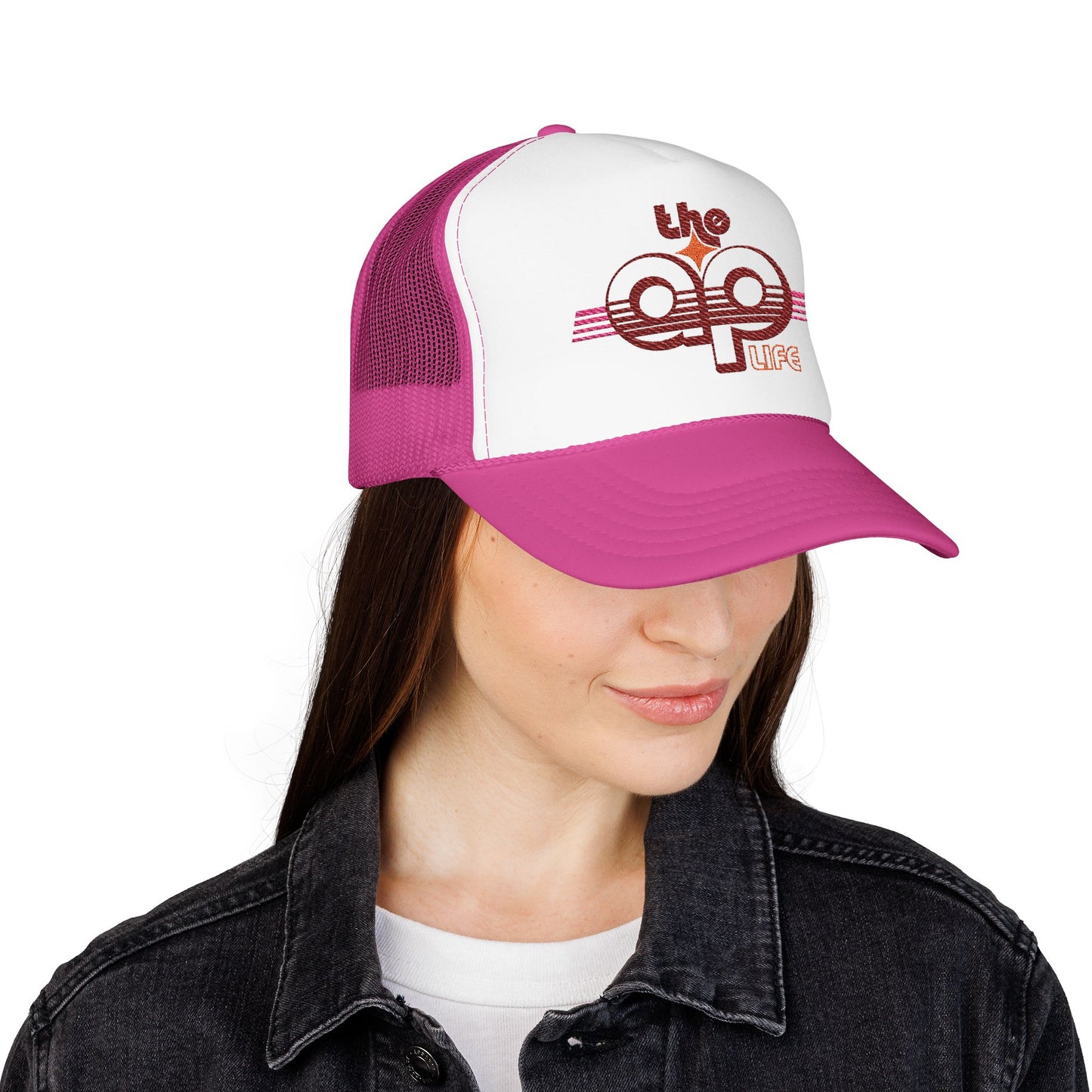 The AP Life - Adult Unisex Foam Trucker Hat (Embroidered)