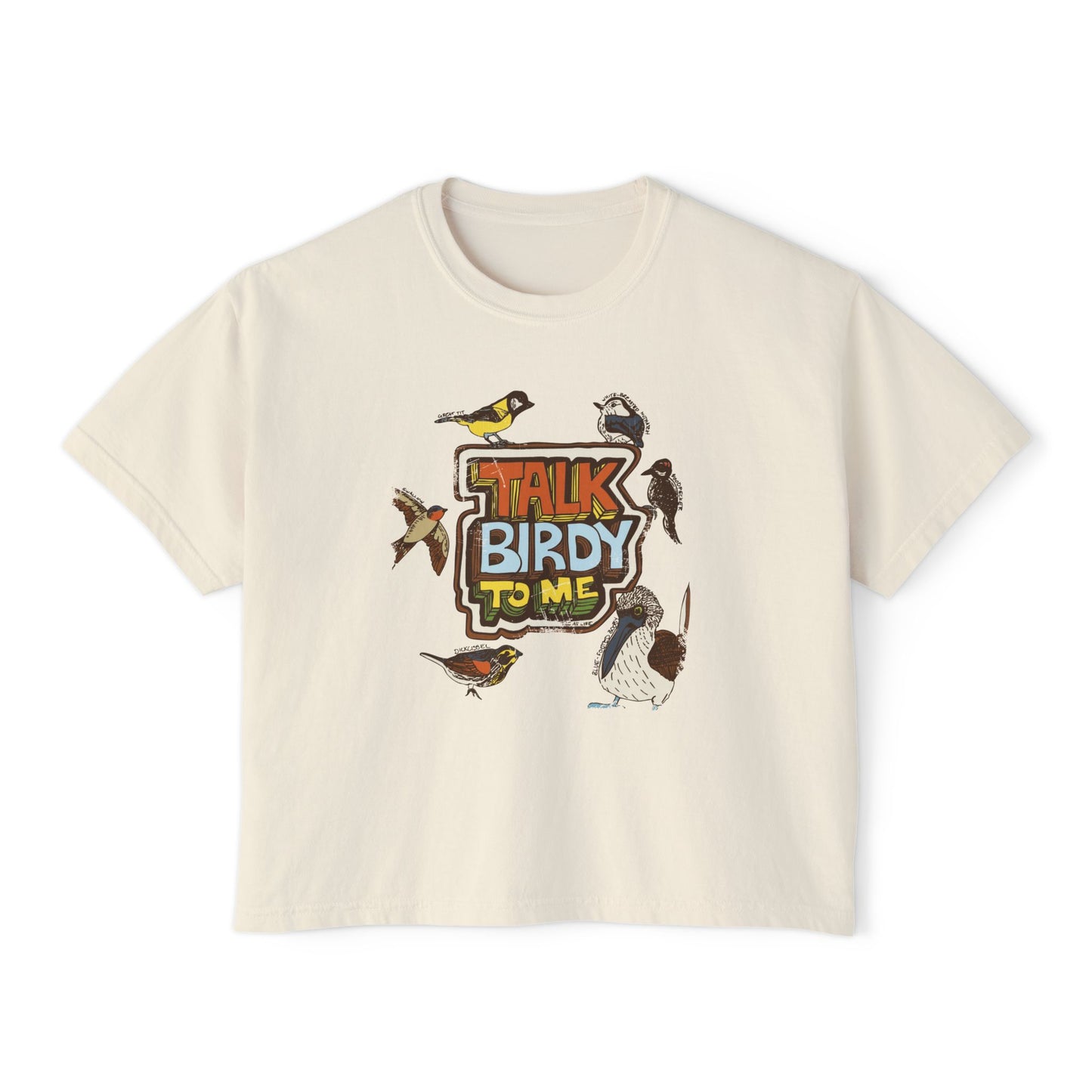 Talk Birdy to Me - Women's Boxy Tee