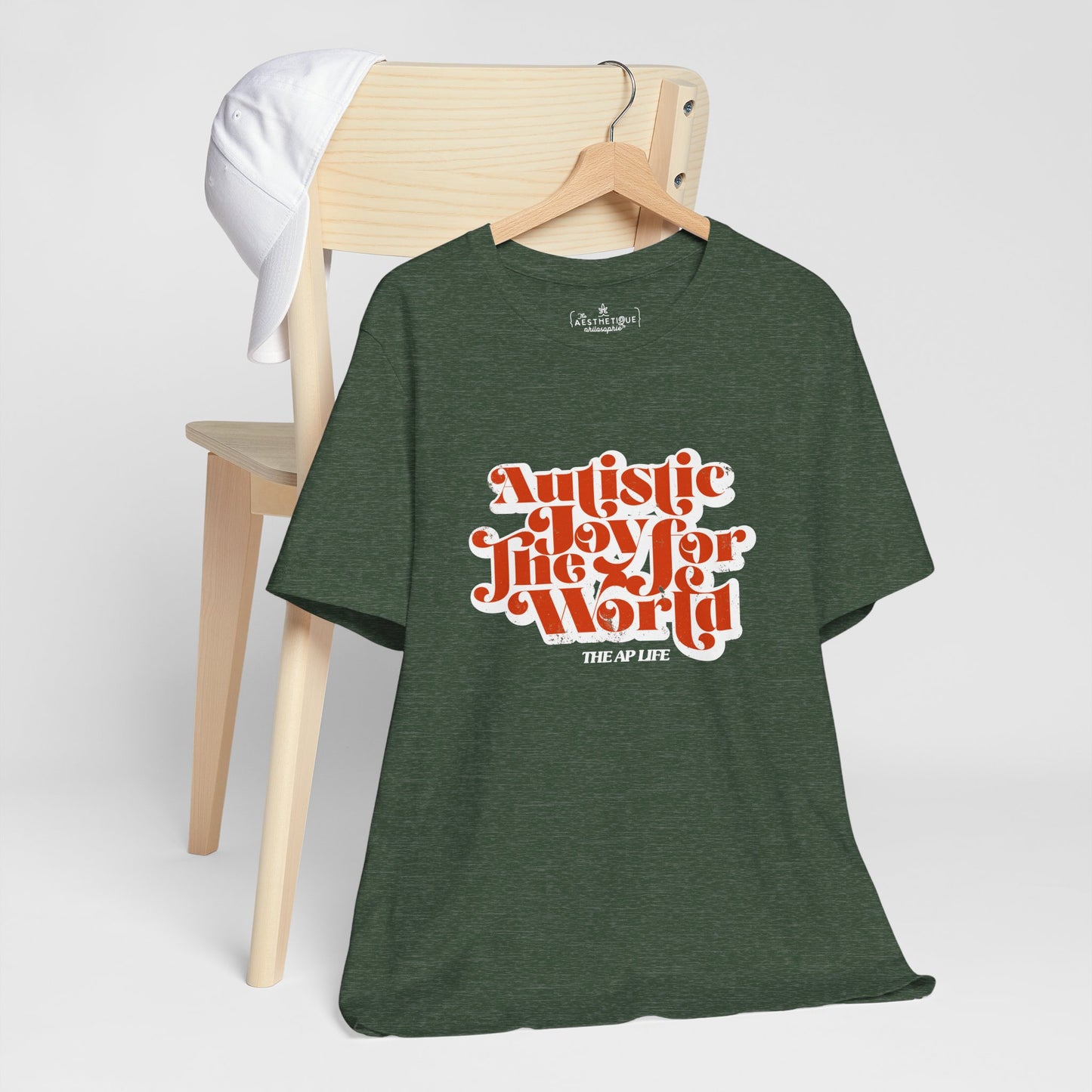 Autistic Joy for the World - Seasonal Style - Unisex Jersey Short Sleeve Tee