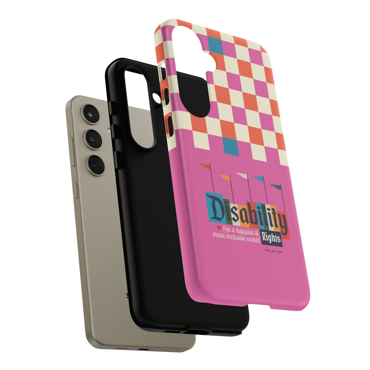 Disability Rights for a Happier & More Inclusive World - Android Phone Case for Google Pixel & Samsung Phones