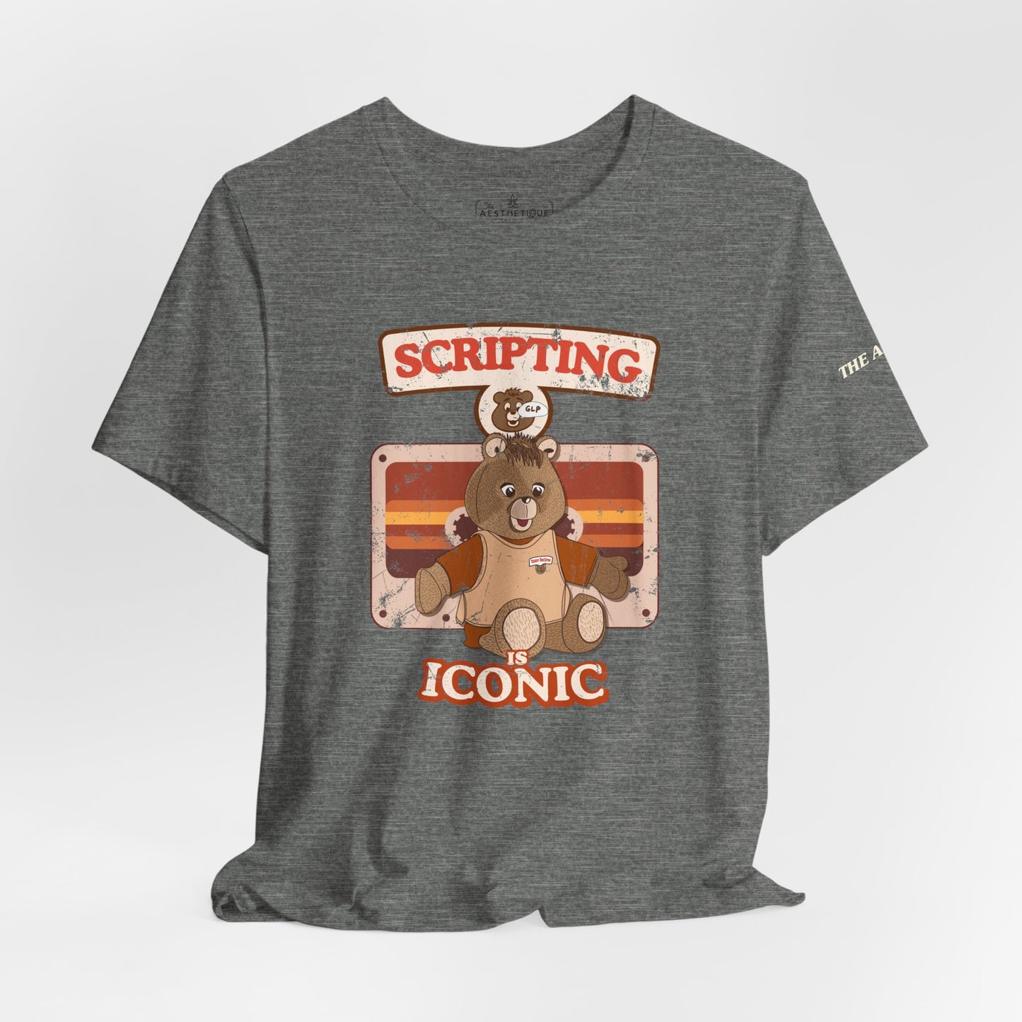 Scripting is Iconic - GLP - Teddy RecSpin - Adult Unisex Jersey Tee