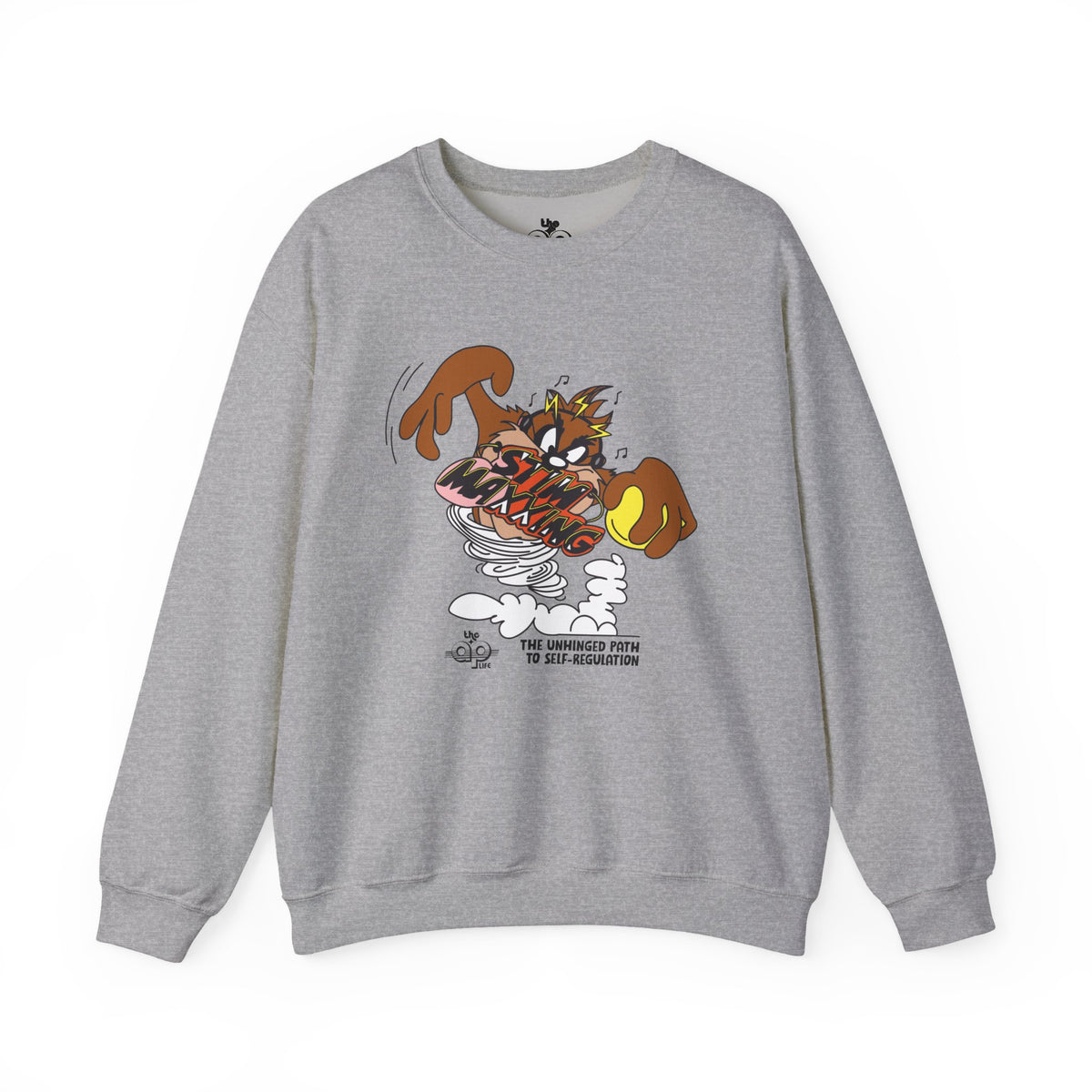 Stim-Maxxing - The Unhinged Path to Self-Regulation - Adult Unisex Heavy Blend™ Crewneck Sweatshirt