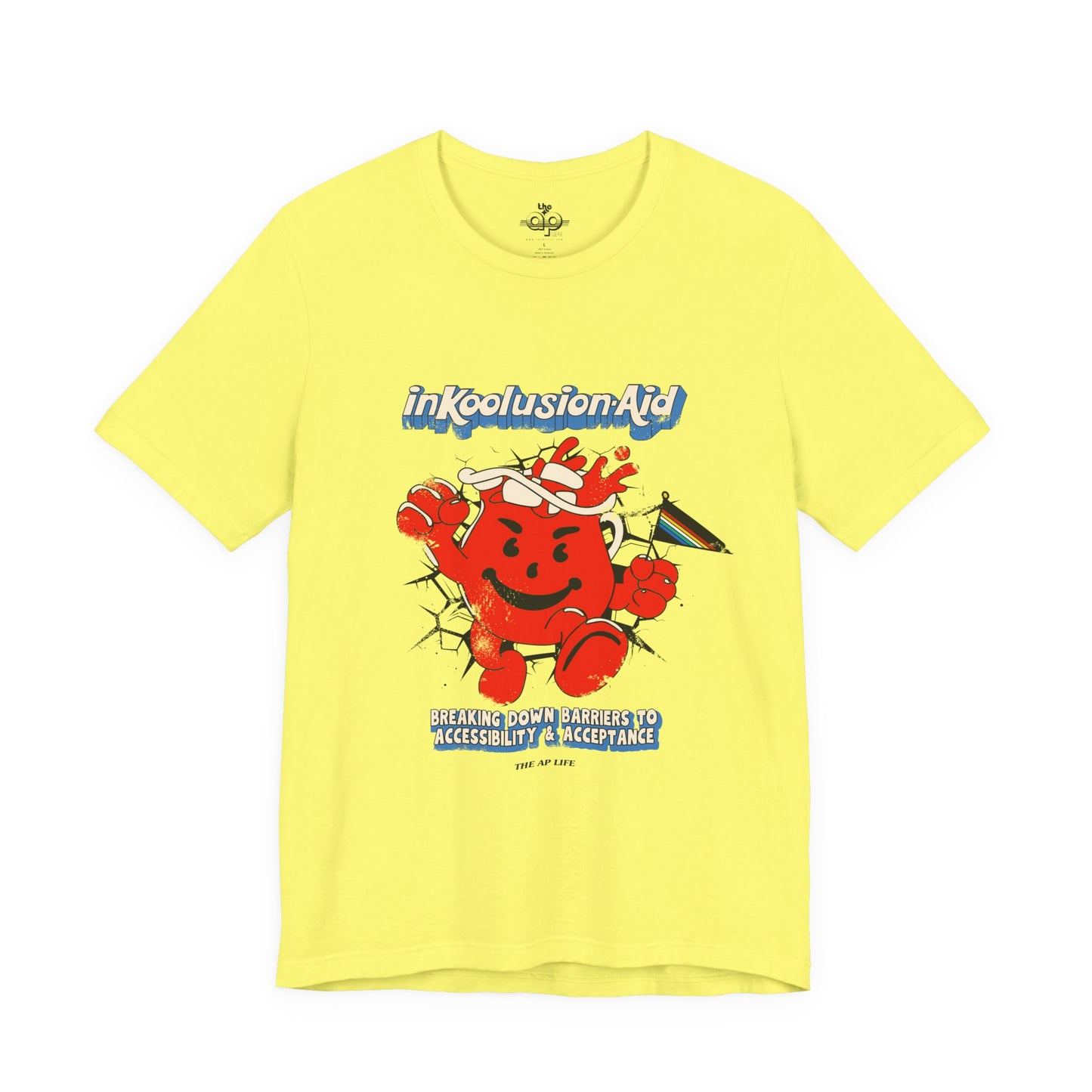 InKoolusion Aid - Breaking Down Barriers to Accessibility & Acceptance - Disability Rights - Adult Unisex Jersey Short Sleeve Tee