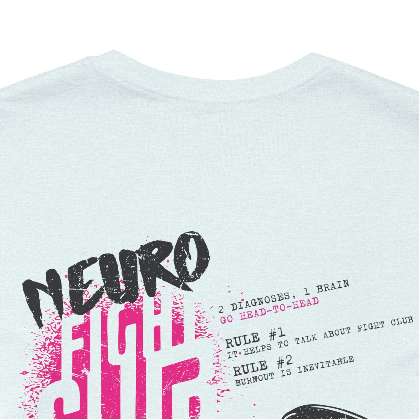 Neuro Fight Club - AuDHD - Patrick Casale - Adult Unisex Jersey Tee (Ships Internationally)