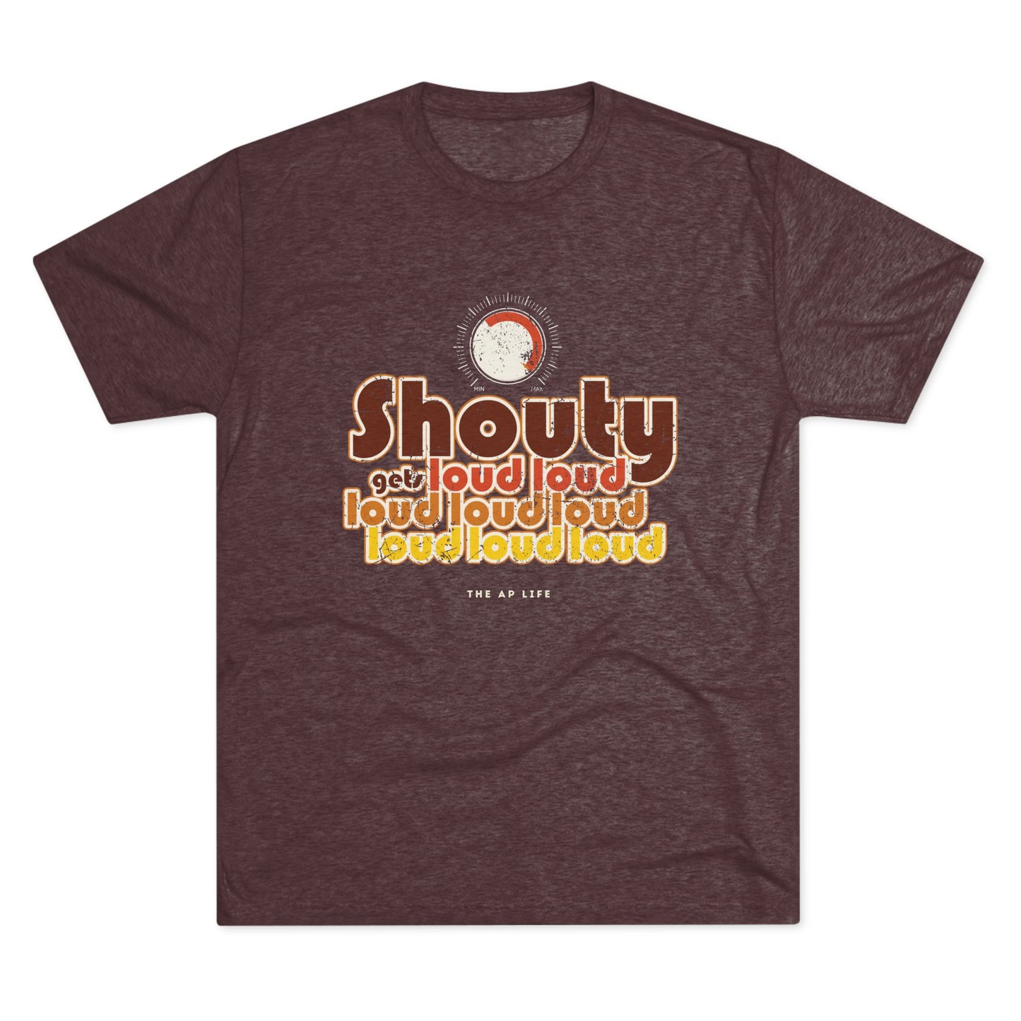 Shouty Gets Loud - Adult Unisex Triblend Soft Tee