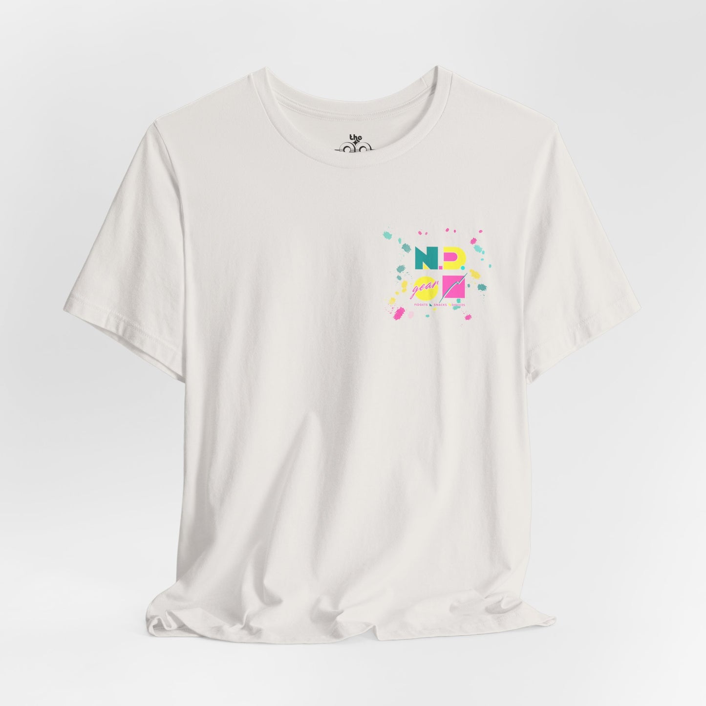 N.D. Gear - Fidgets, Snacks, Devices - Adult Unisex Jersey Short Sleeve Tee