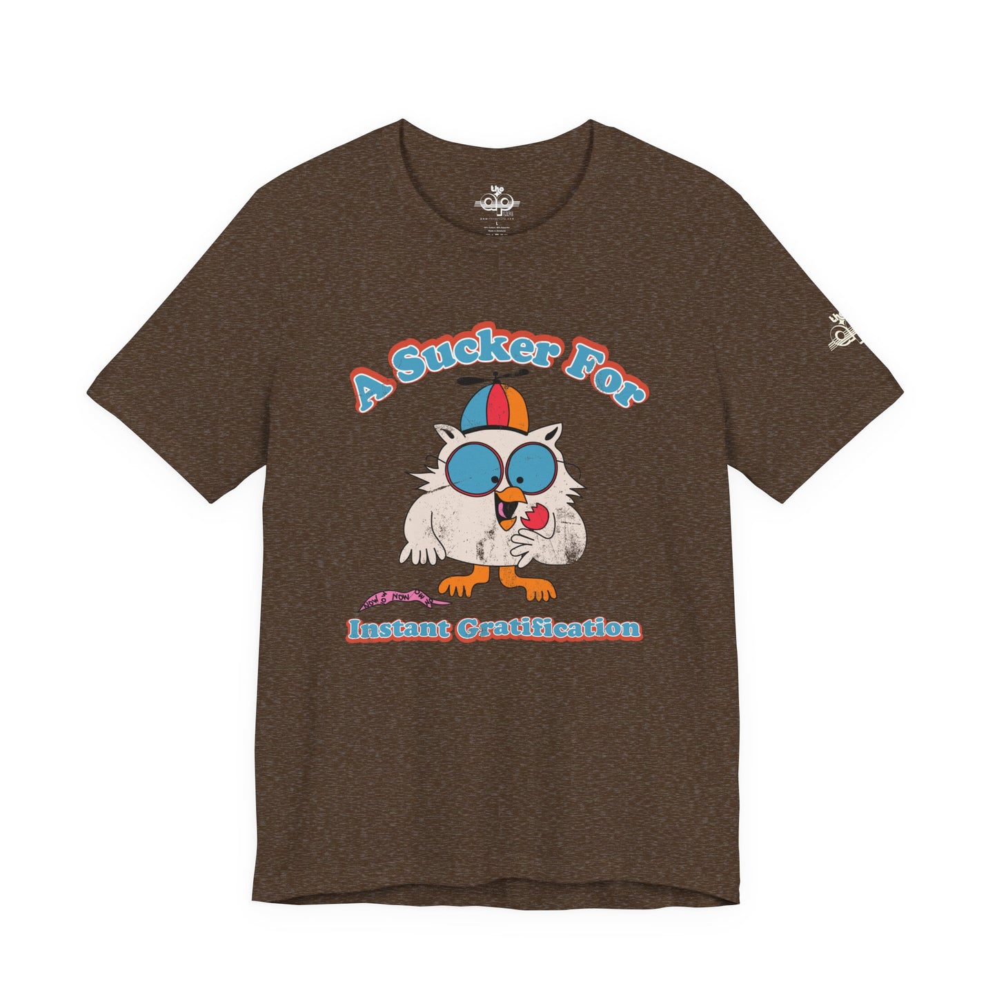 A Sucker for Instant Gratification - Adult Unisex Jersey Short Sleeve Tee