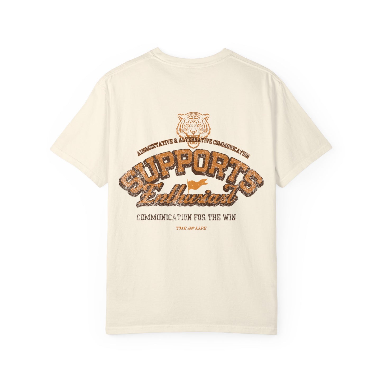 AAC Supports Team Enthusiast - Communication for the Win - Adult Unisex Tee