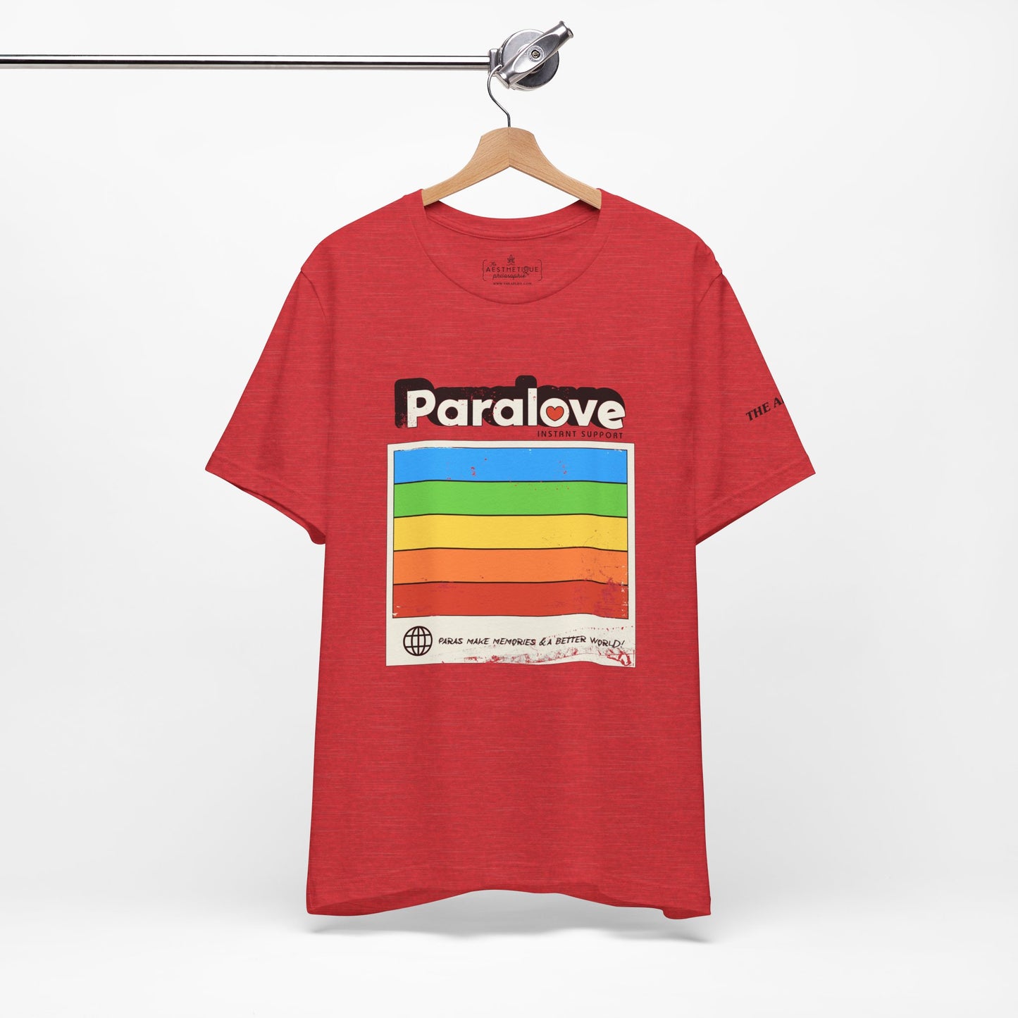 Para Love - Instant Support - Adult Unisex Jersey Short Sleeve Tee