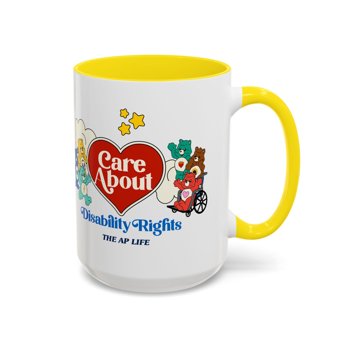 Care About ADHD - Disability Rights Accent Coffee Mug (11, 15oz)