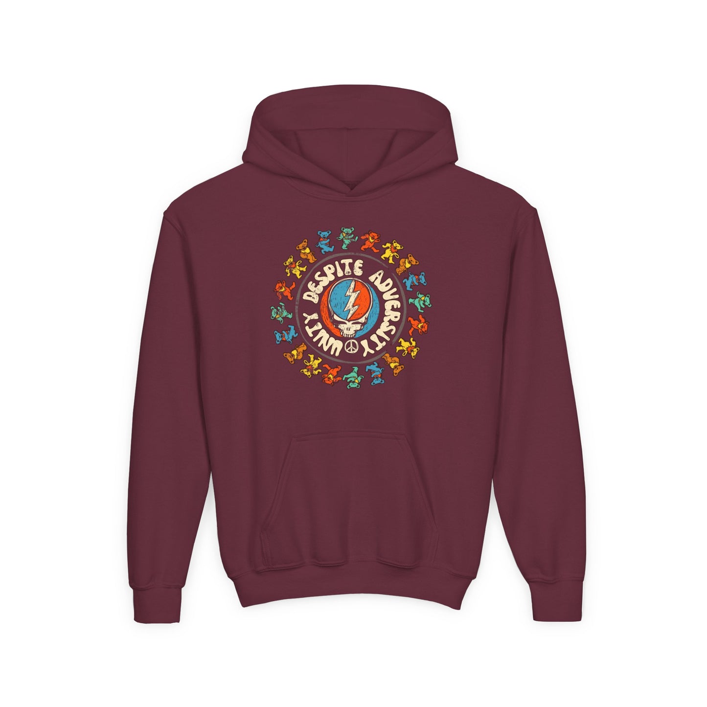 Unity Despite Adversity - Youth Heavy Blend Hooded Sweatshirt