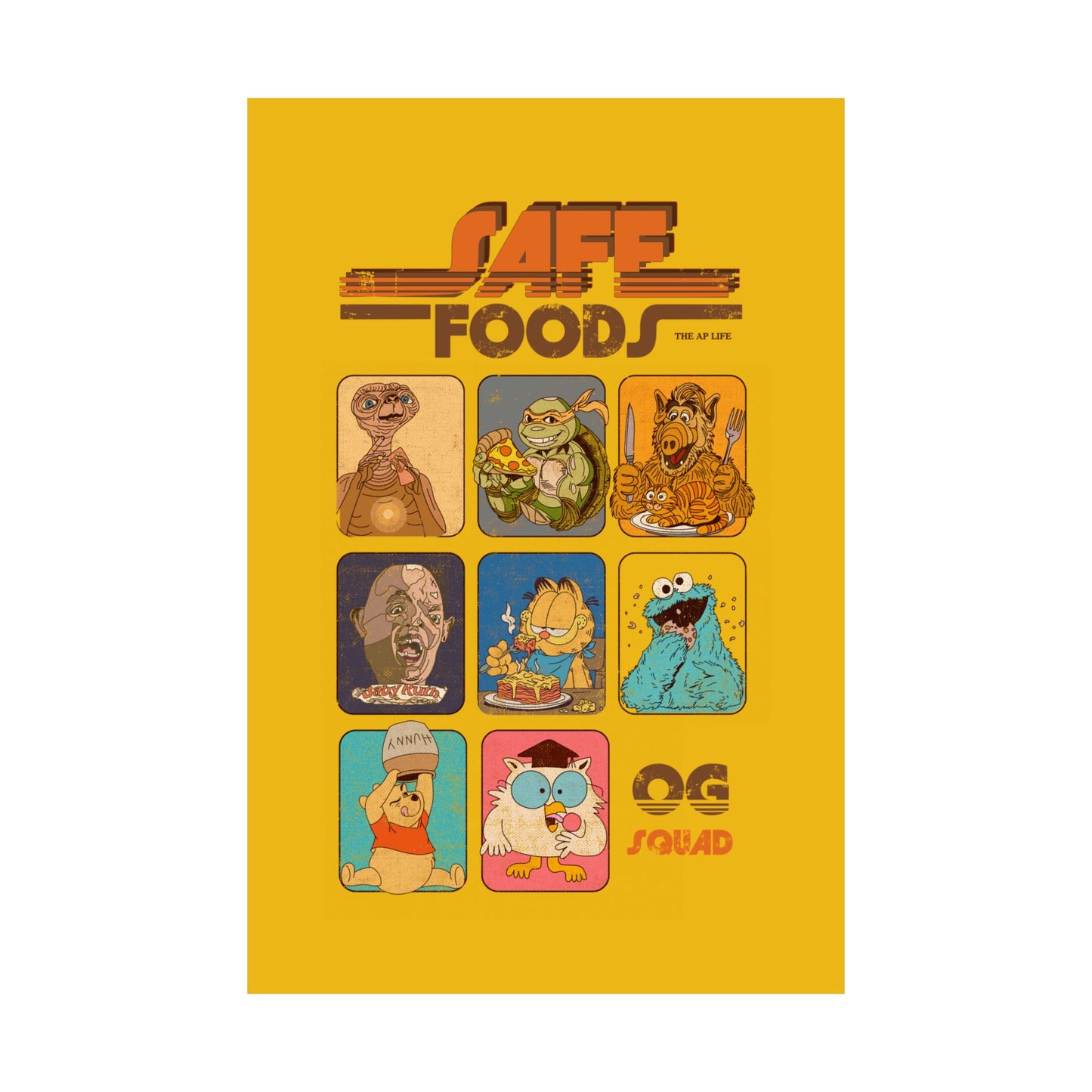 Safe Foods OG Squad - Matte Vertical Posters
