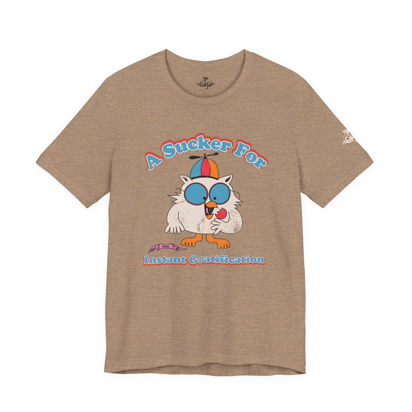 A Sucker for Instant Gratification - Adult Unisex Jersey Short Sleeve Tee