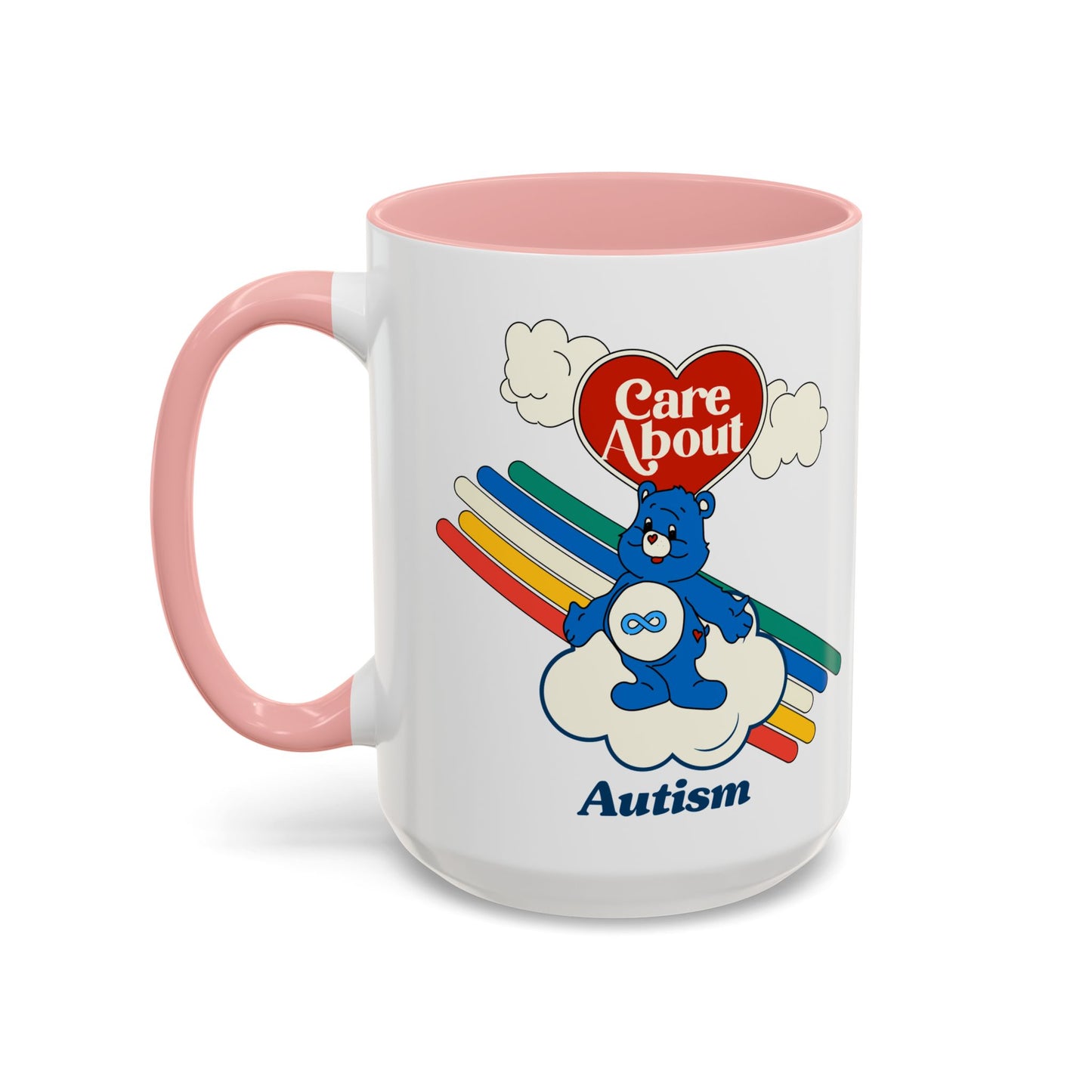 Care About Autism - Disability Rights - Accent Coffee Mug (11, 15oz)