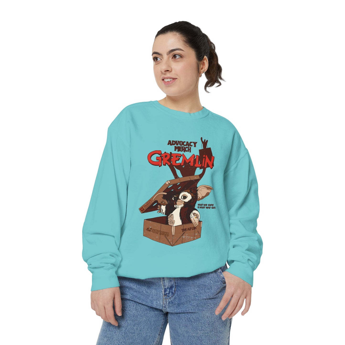 Advocacy Merch Gremlin - Adult Unisex Garment-Dyed Sweatshirt