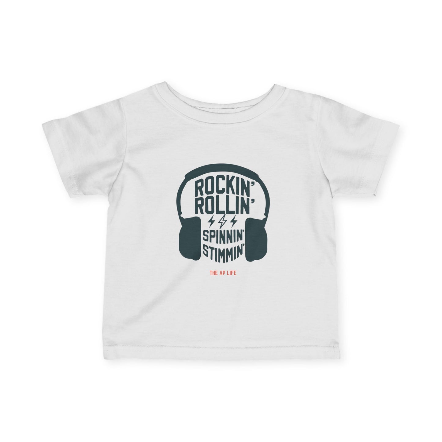 Rockin' Rollin' Spinnin' Stimmin' - Baby Infant Fine Jersey Tee