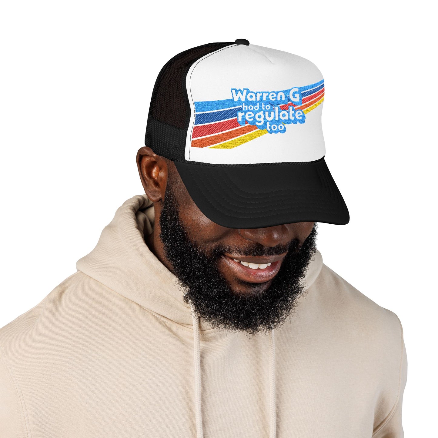 Warren G Had to Regulate Too - Embroidered - Adult Unisex Trucker Hat