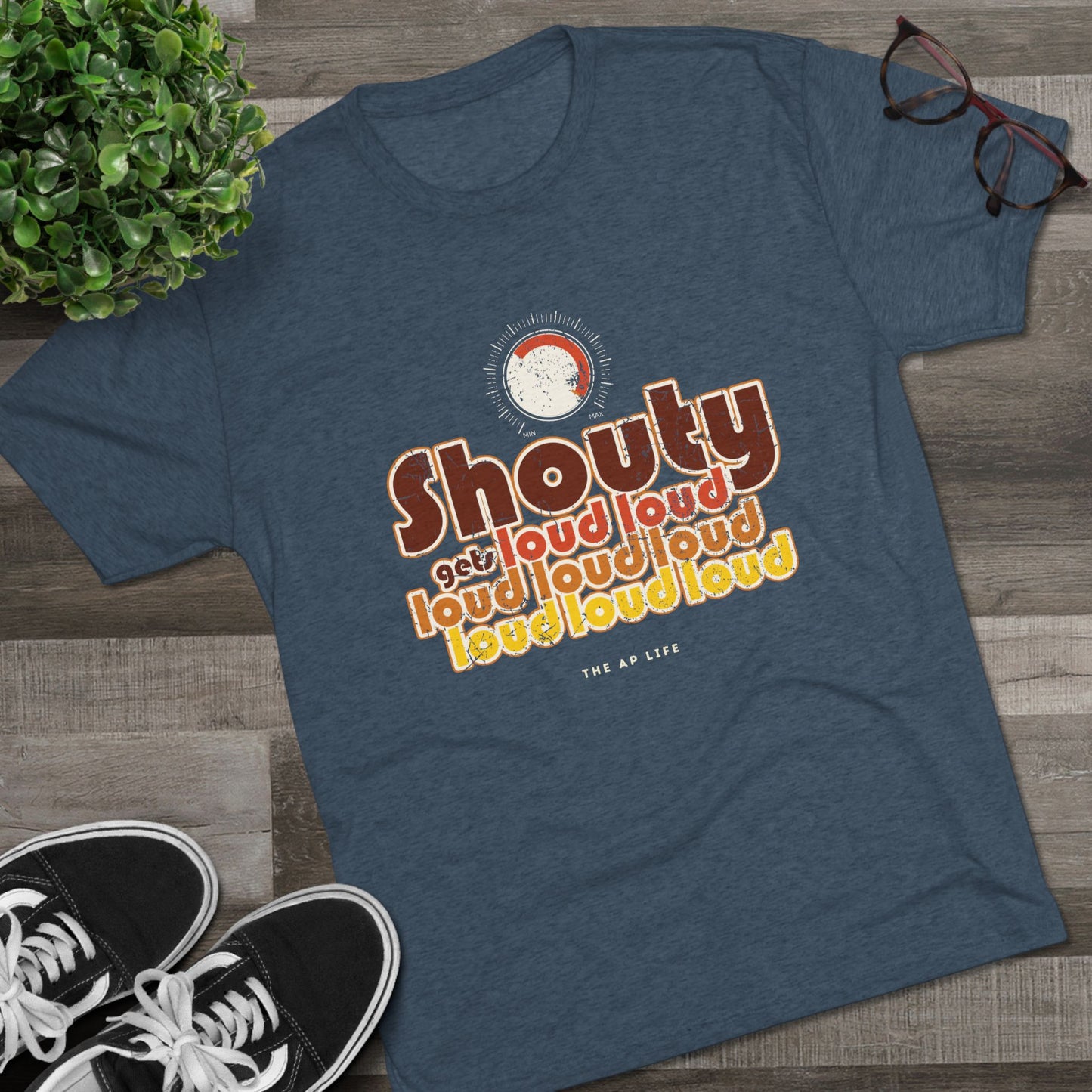 Shouty Gets Loud - Adult Unisex Triblend Soft Tee