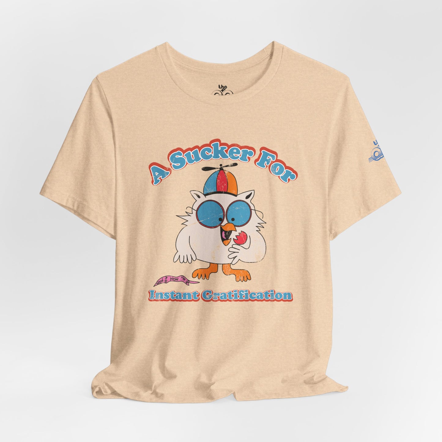 A Sucker for Instant Gratification - Adult Unisex Jersey Short Sleeve Tee