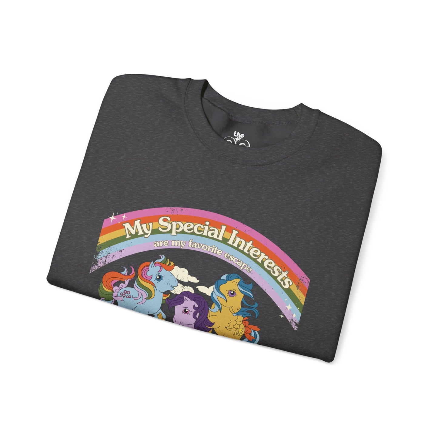 My Special Interests are my Favorite Escape - Adult Unisex Heavy Blend™ Crewneck Sweatshirt