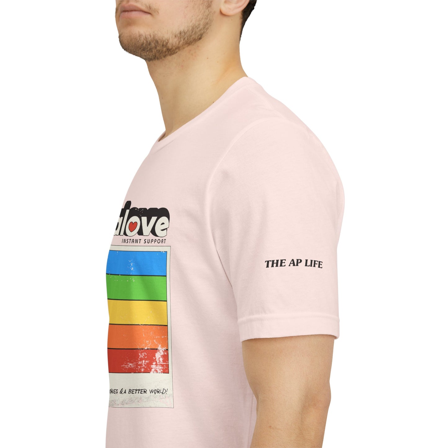 Para Love - Instant Support - Adult Unisex Jersey Short Sleeve Tee