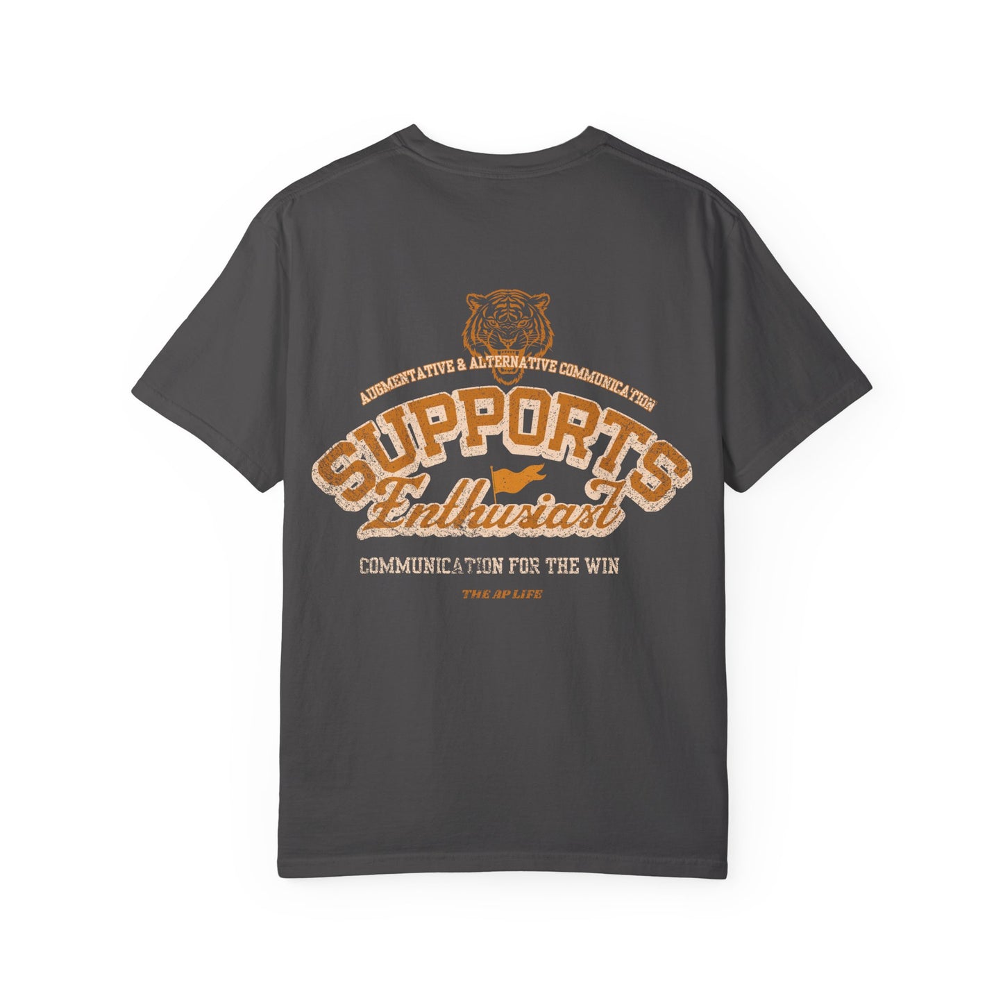 AAC Supports Team Enthusiast - Communication for the Win - Adult Unisex Tee
