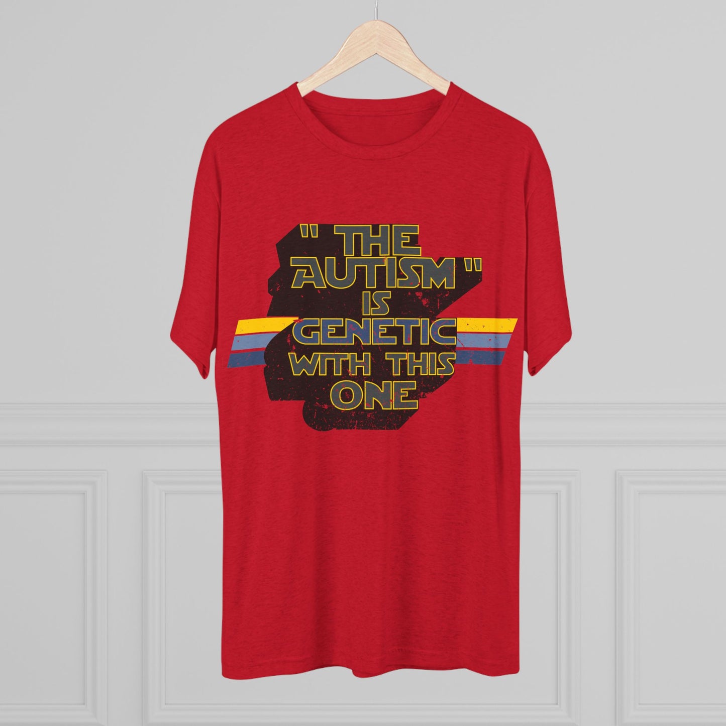 "The Autism" is Genetic with This One - Adult Unisex Triblend Tee