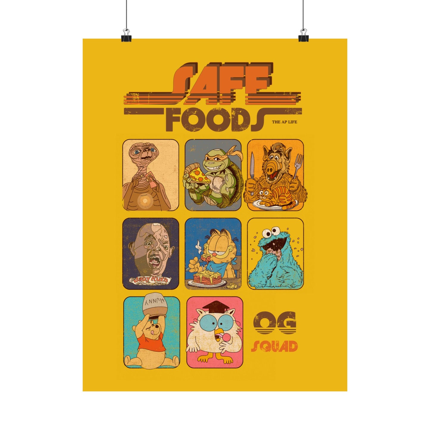 Safe Foods OG Squad - Matte Vertical Posters