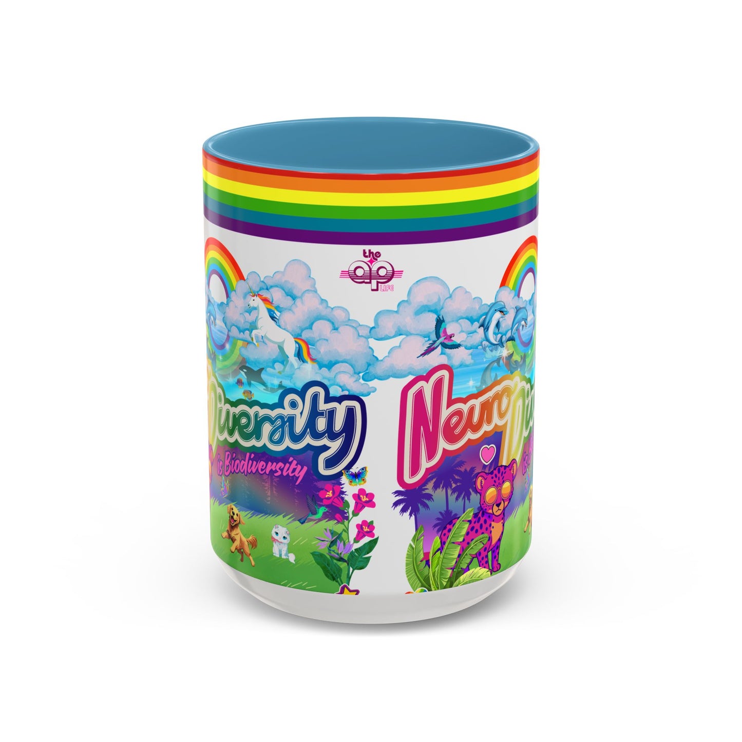 Neurodiversity is Biodiversity - Accent Coffee Mug (11, 15oz)