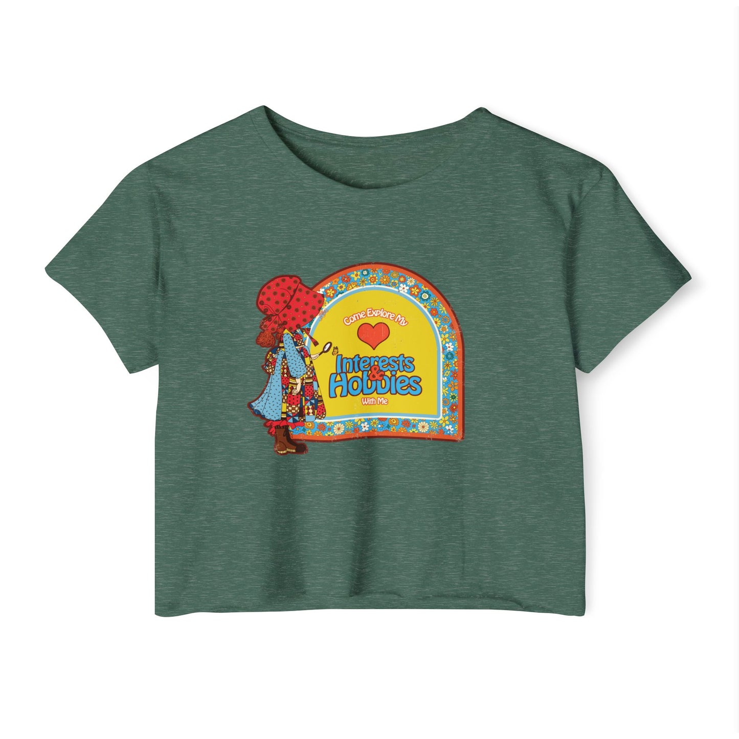 Come Explore my Interests & Hobbies with me - Women's Festival Cropped Tee