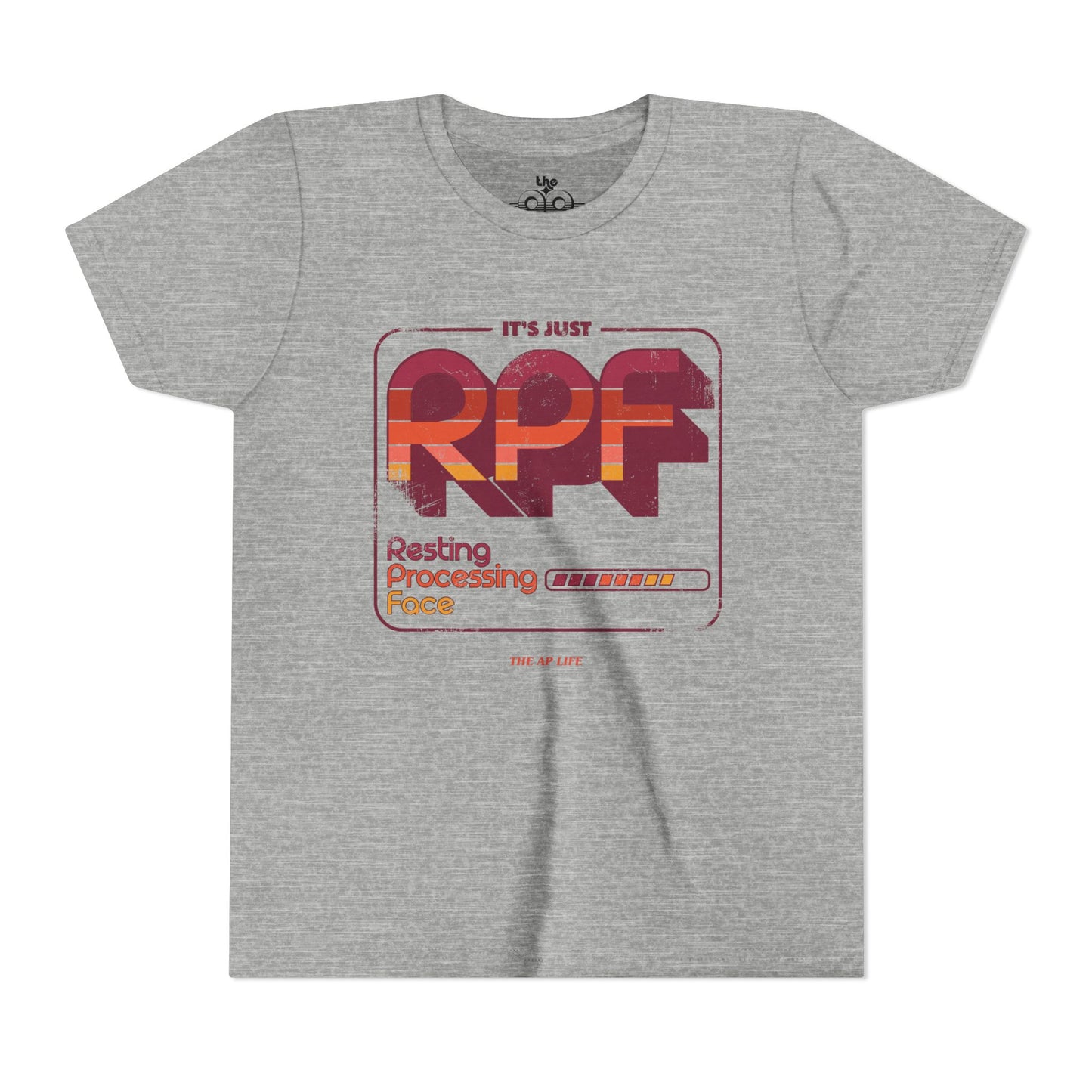 It's Just RPF - Resting Processing Face - Youth Unisex Short Sleeve Tee