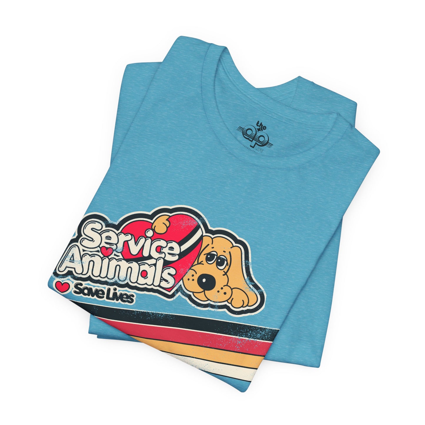 Service Animals Save Lives - Adult Unisex Jersey Short Sleeve Tee