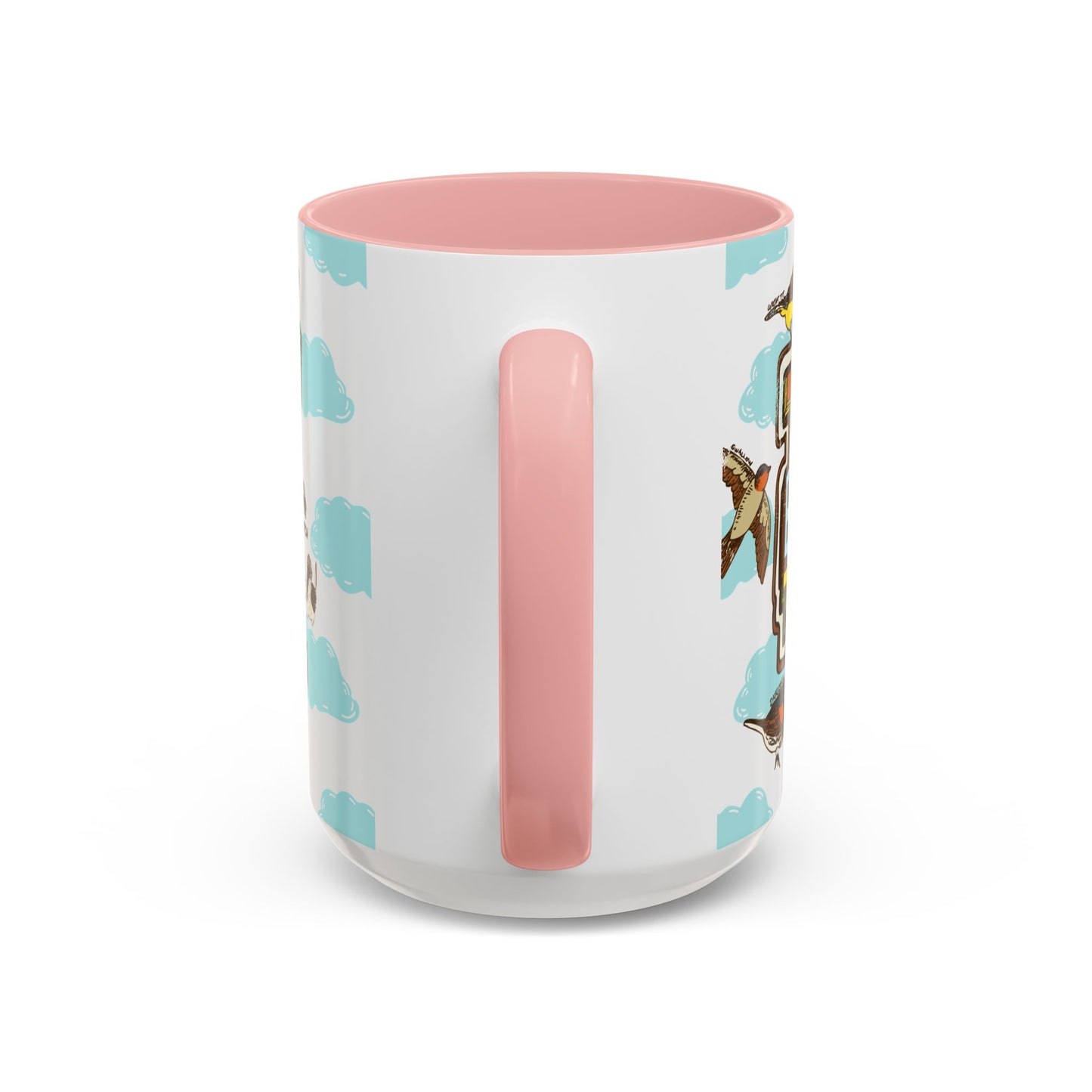 Talk Birdy to Me - Accent Coffee Mug (11, 15oz)