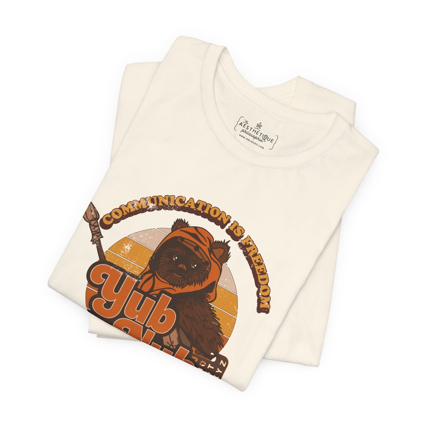 Communication is Freedom - Yub Nub - Adult Unisex Jersey Short Sleeve Tee (Ships Internationally)