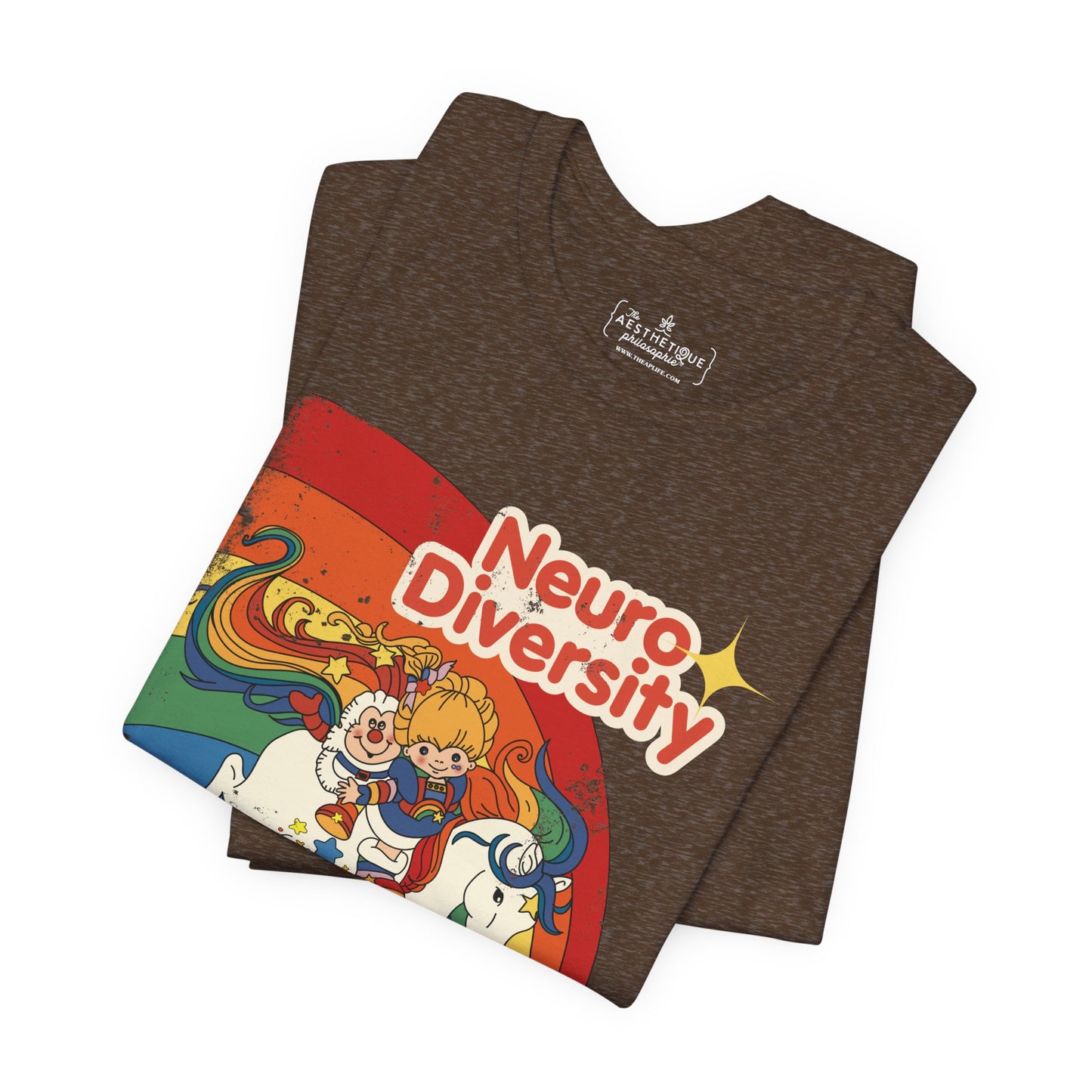 Neurodiversity Spreads Color to the Earth - Adult Unisex Jersey Short Sleeve Tee