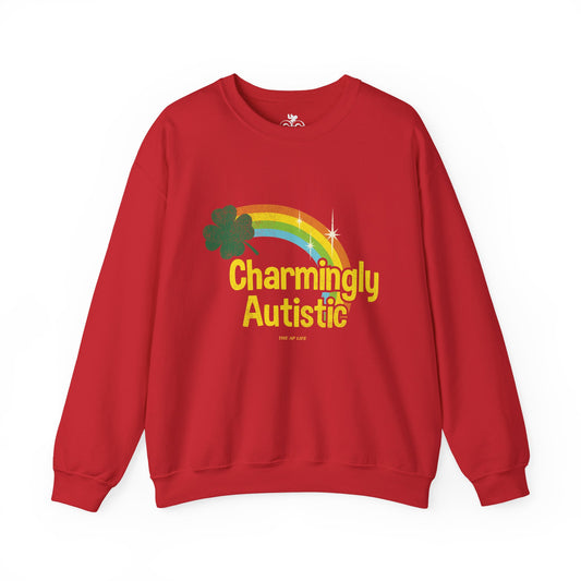 Charmingly Autistic - Adult Unisex Heavy Blend™ Crewneck Sweatshirt