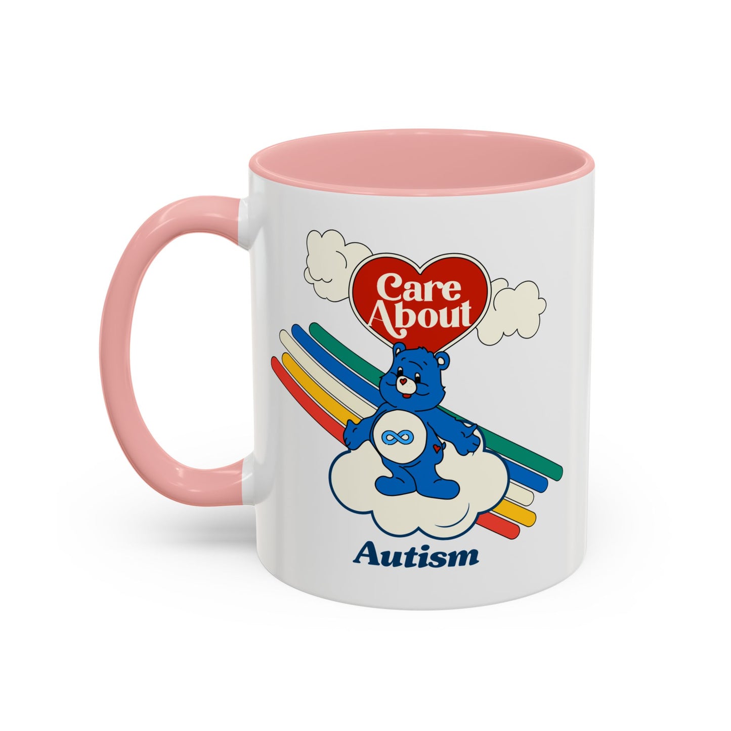 Care About Autism - Disability Rights - Accent Coffee Mug (11, 15oz)