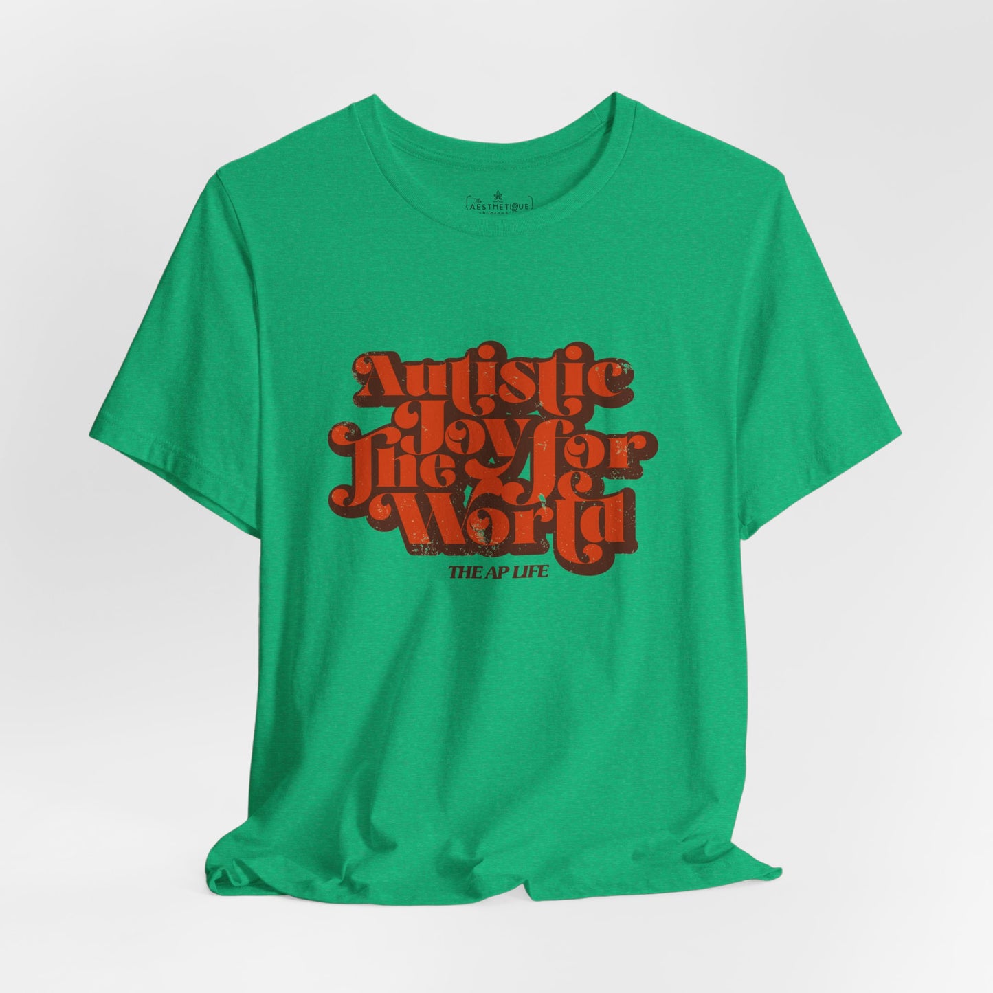Autistic Joy for the World - Seasonal Style - Unisex Jersey Short Sleeve Tee