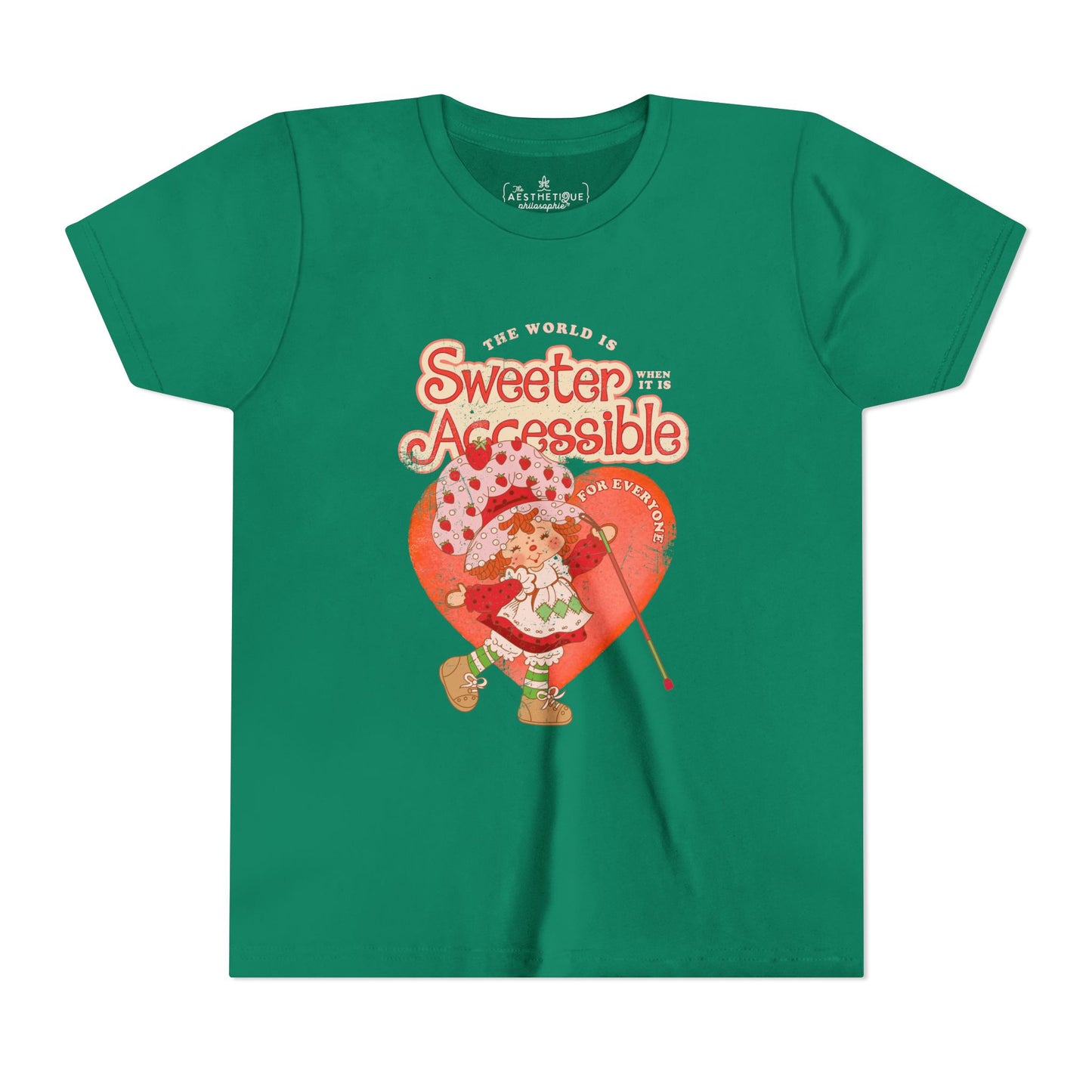 The World is Sweeter, when it is Accessible for Everyone - Youth Unisex Short Sleeve Tee