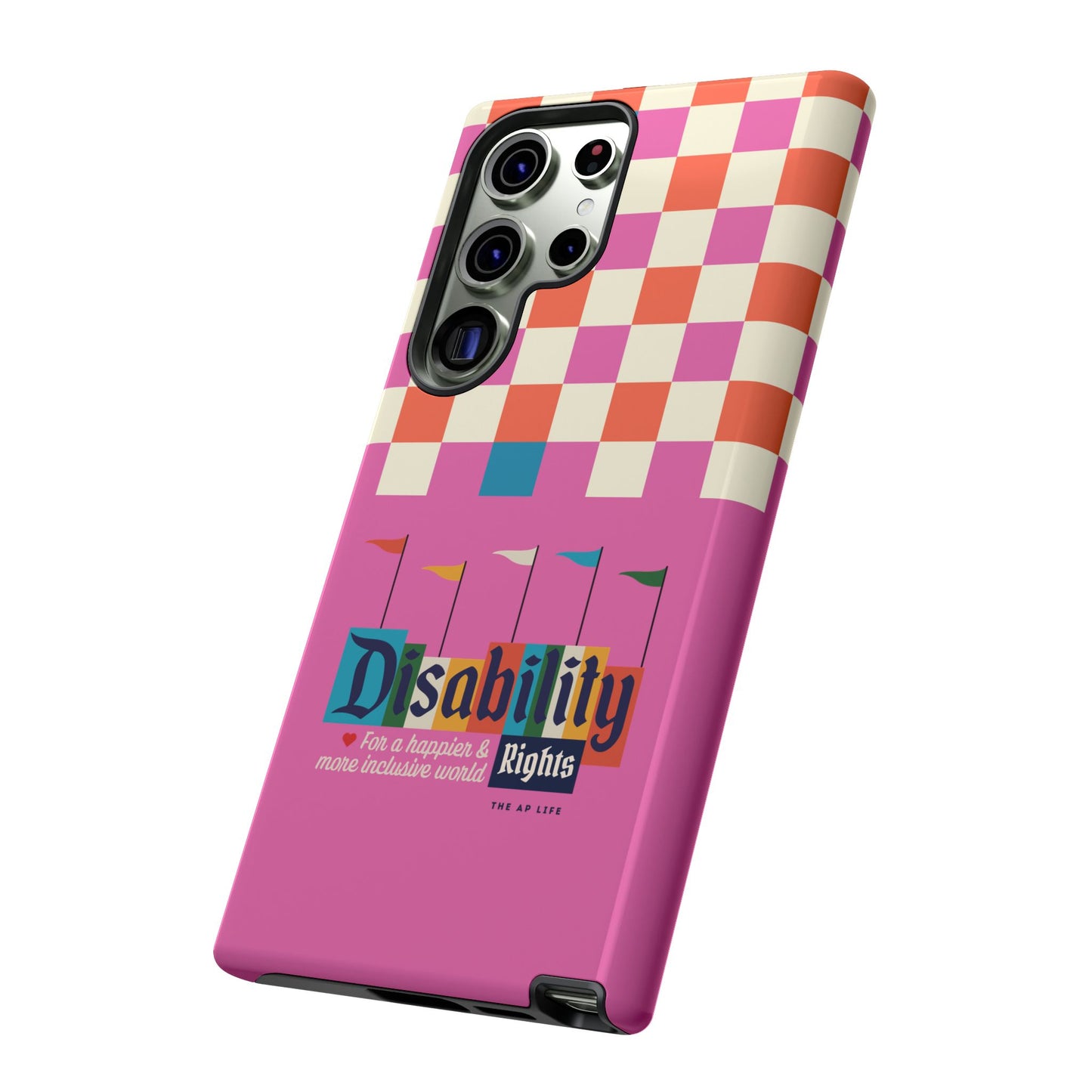Disability Rights for a Happier & More Inclusive World - Android Phone Case for Google Pixel & Samsung Phones
