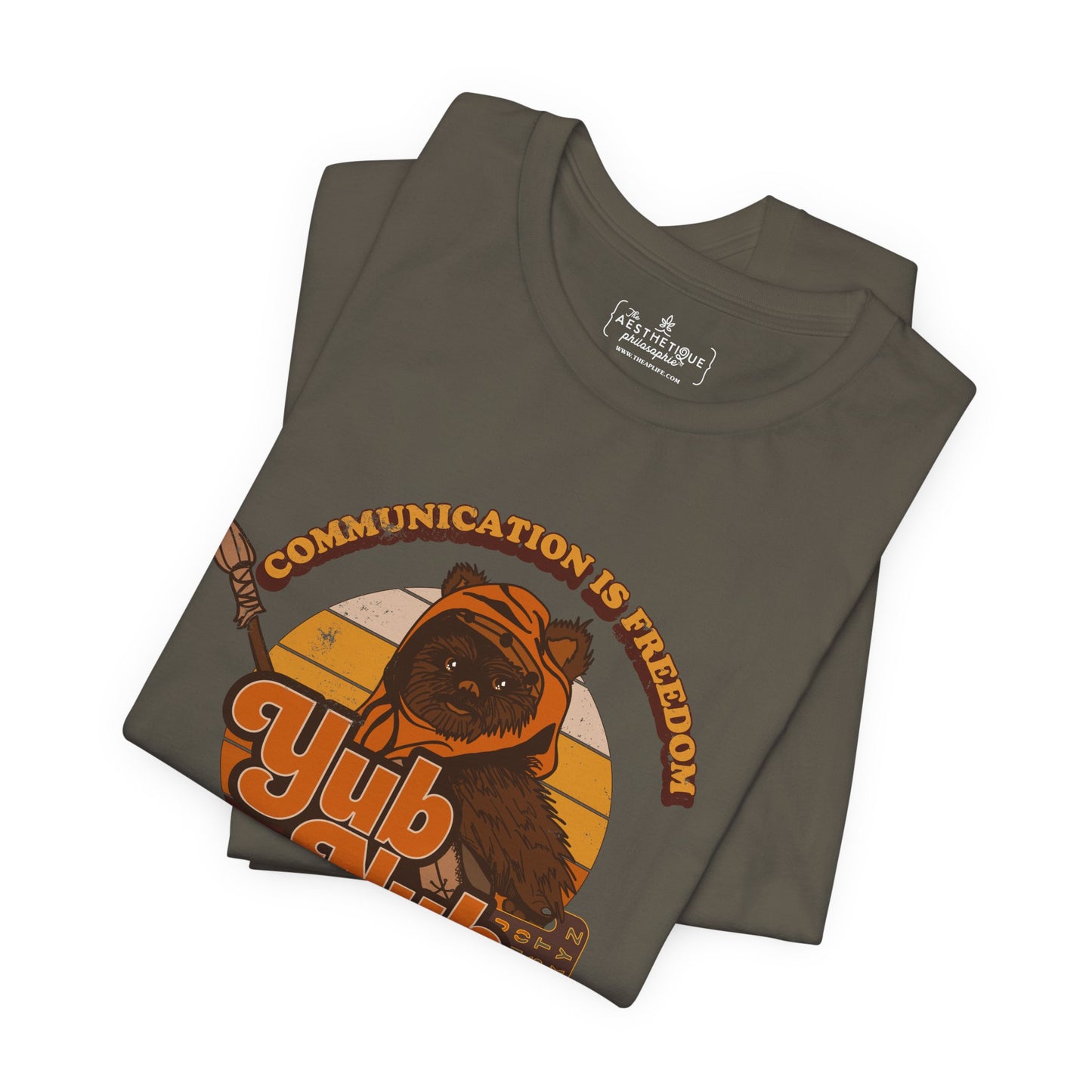 Communication is Freedom - Yub Nub - Adult Unisex Jersey Short Sleeve Tee (Ships Internationally)
