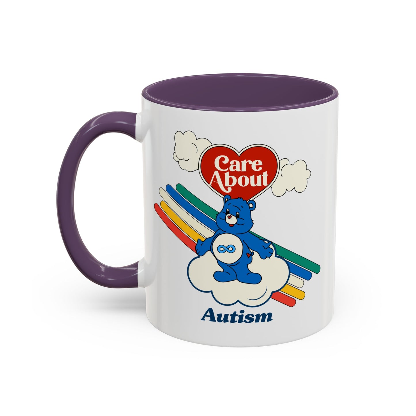 Care About Autism - Disability Rights - Accent Coffee Mug (11, 15oz)