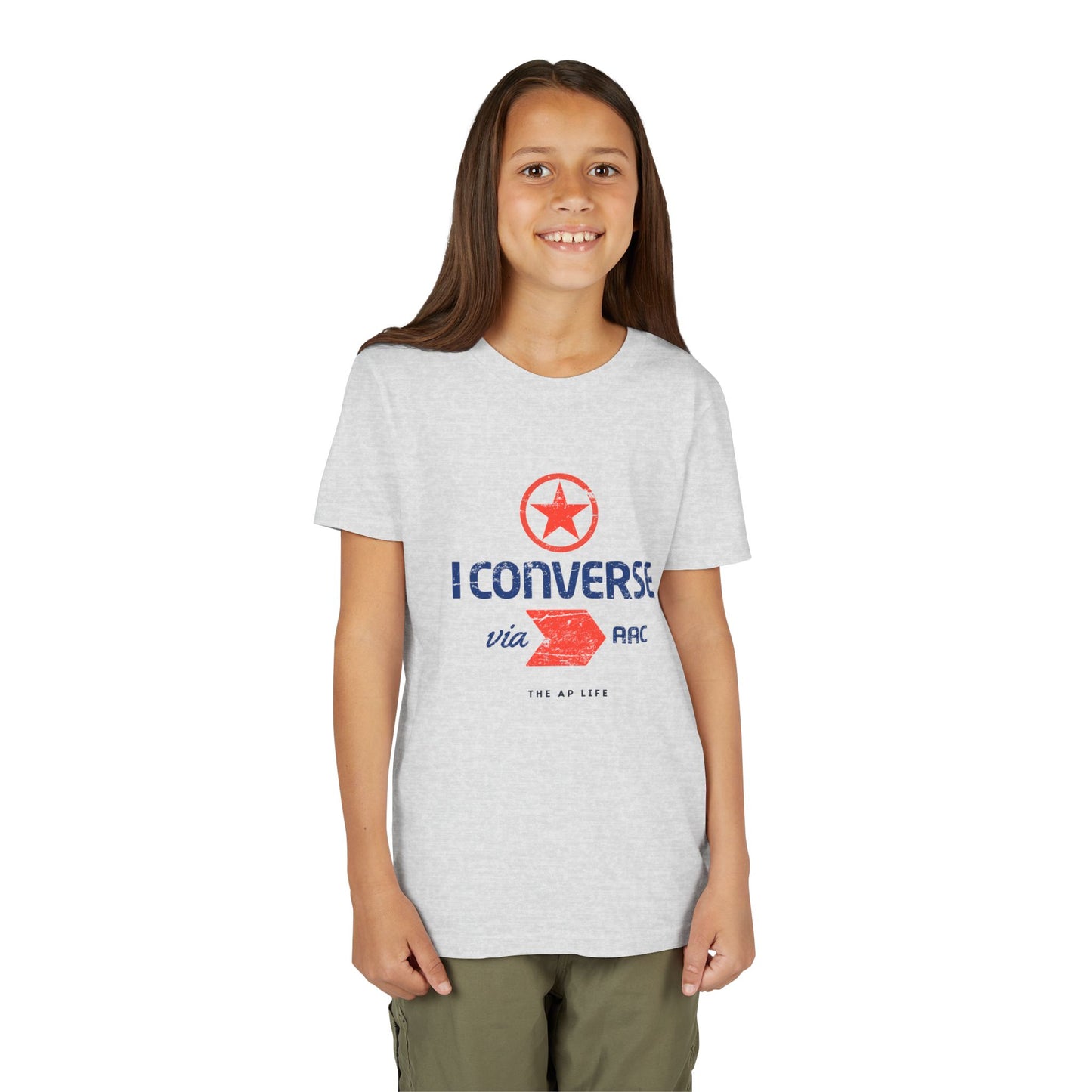 I Converse Via AAC - Youth Unisex Jersey Tee