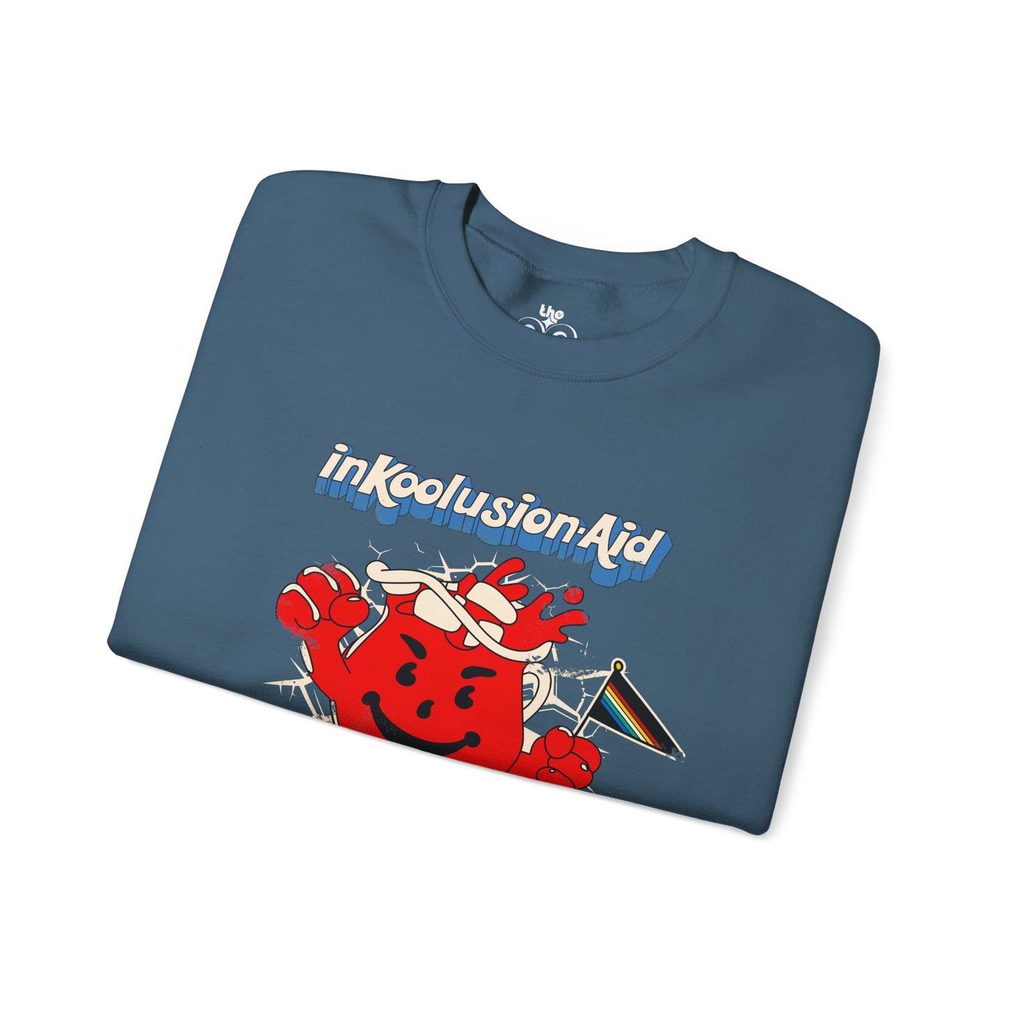 InKoolusion Aid - Breaking Down Barriers to Accessibility & Acceptance - Adult Unisex Heavy Blend™ Crewneck Sweatshirt