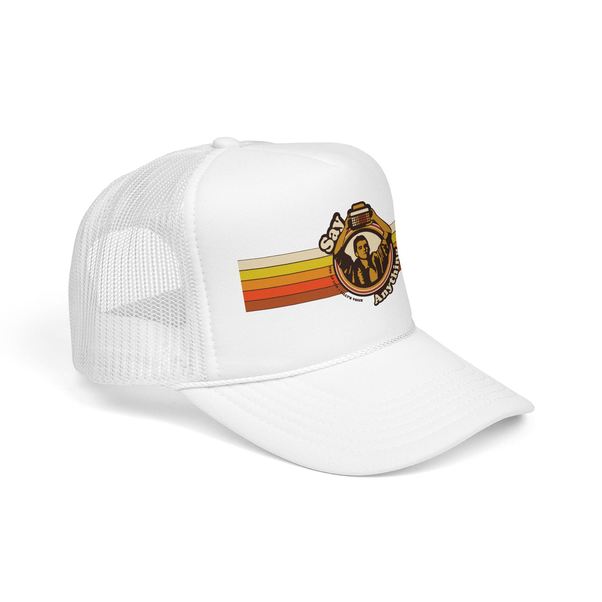 Say Anything - AAC - Lilly's Voice + The AP Life Collab - Foam Trucker Hat