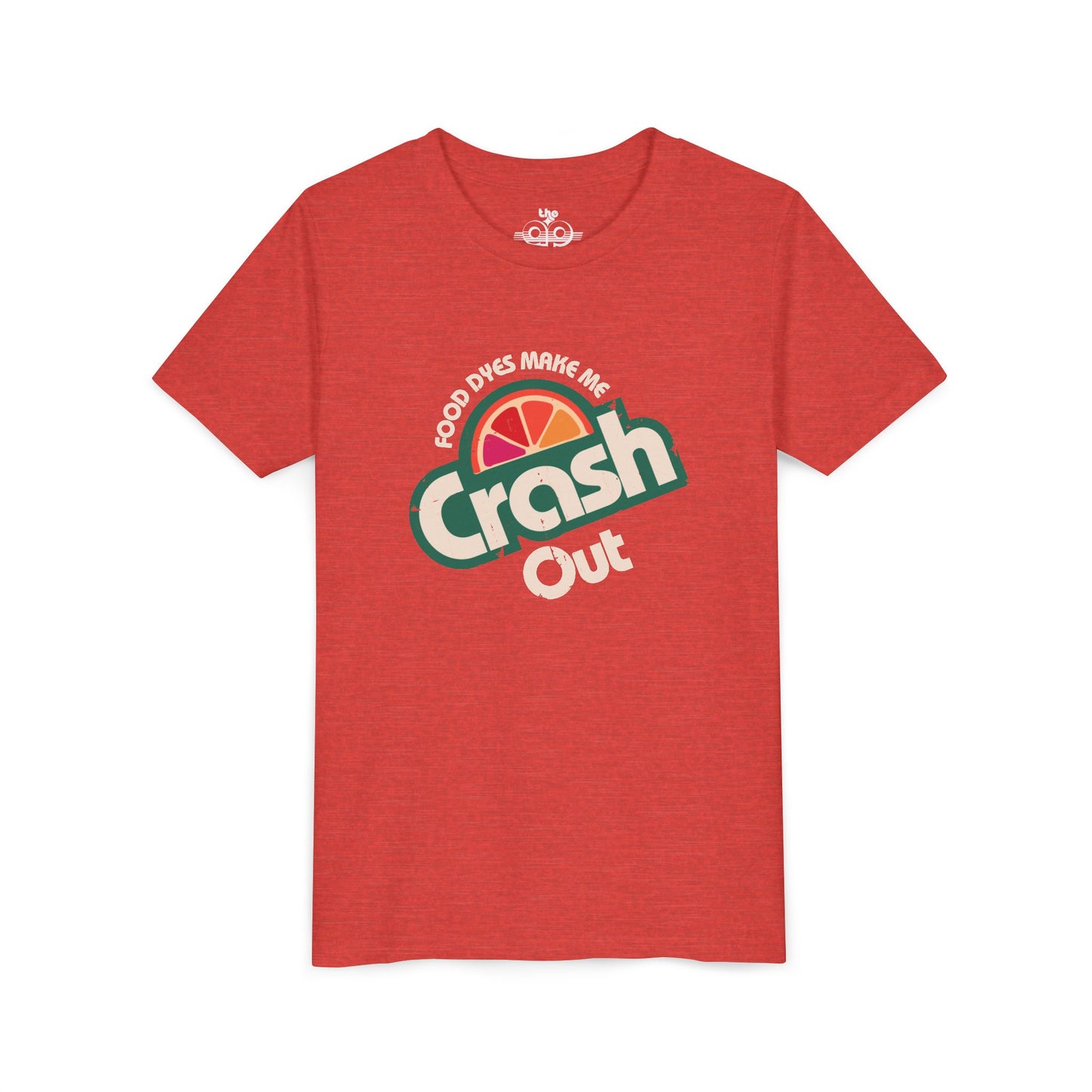Food Dyes Make Me Crash Out - Unisex Youth Short Sleeve Tee
