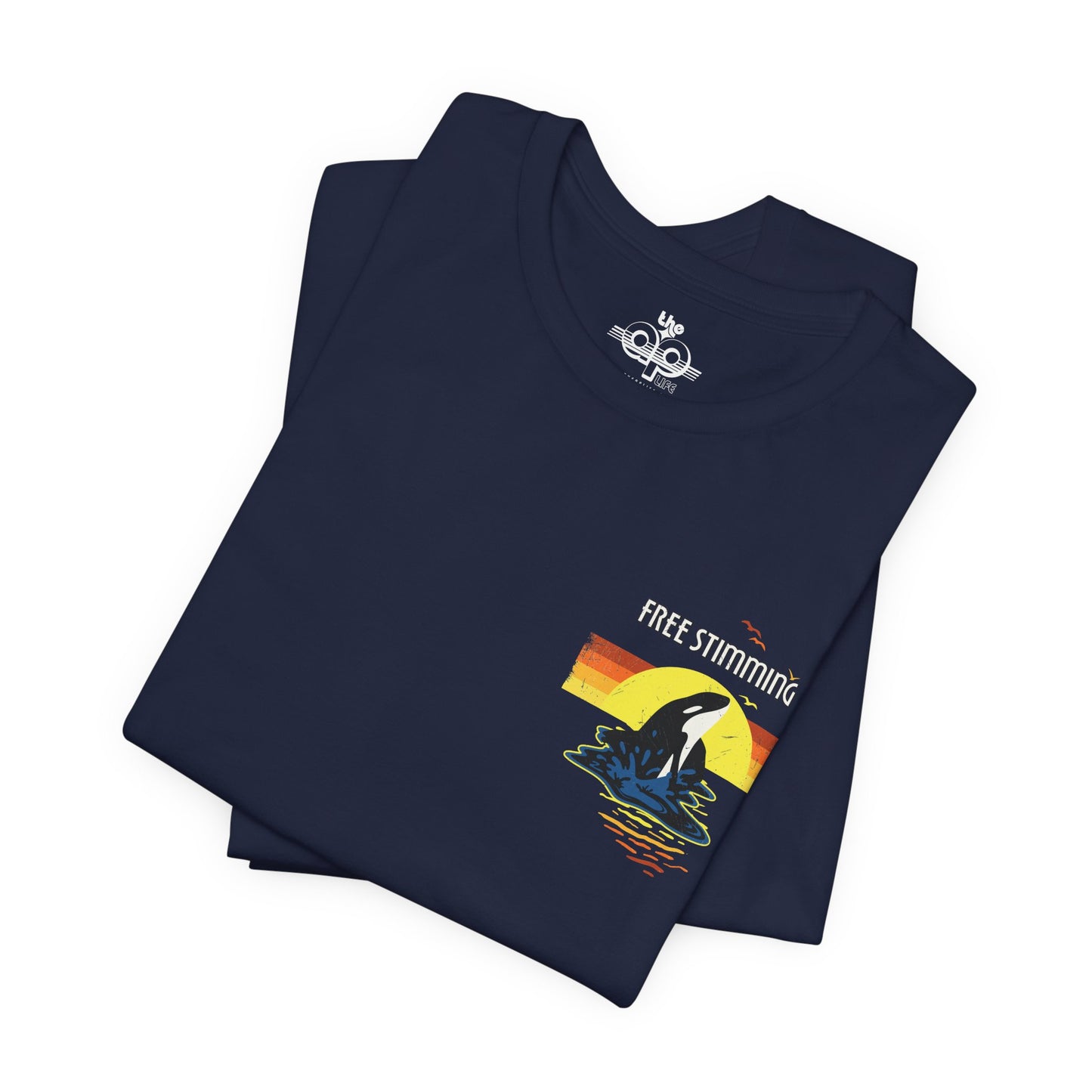 Free Stimming - Orca - Adult Unisex Jersey Short Sleeve Tee