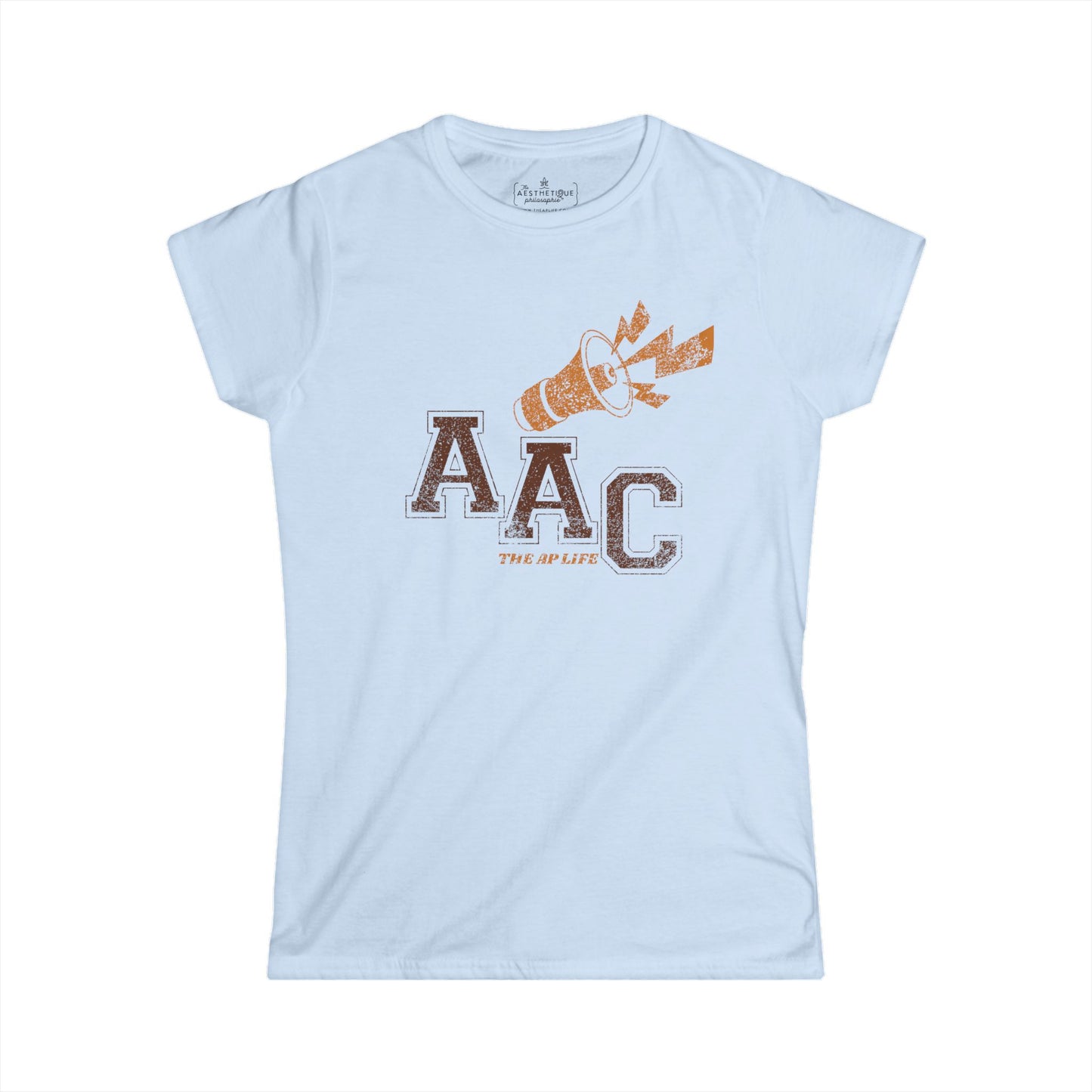 AAC Supports Team Enthusiast - Communication for the Win - Women's Semi-Fitted Tee