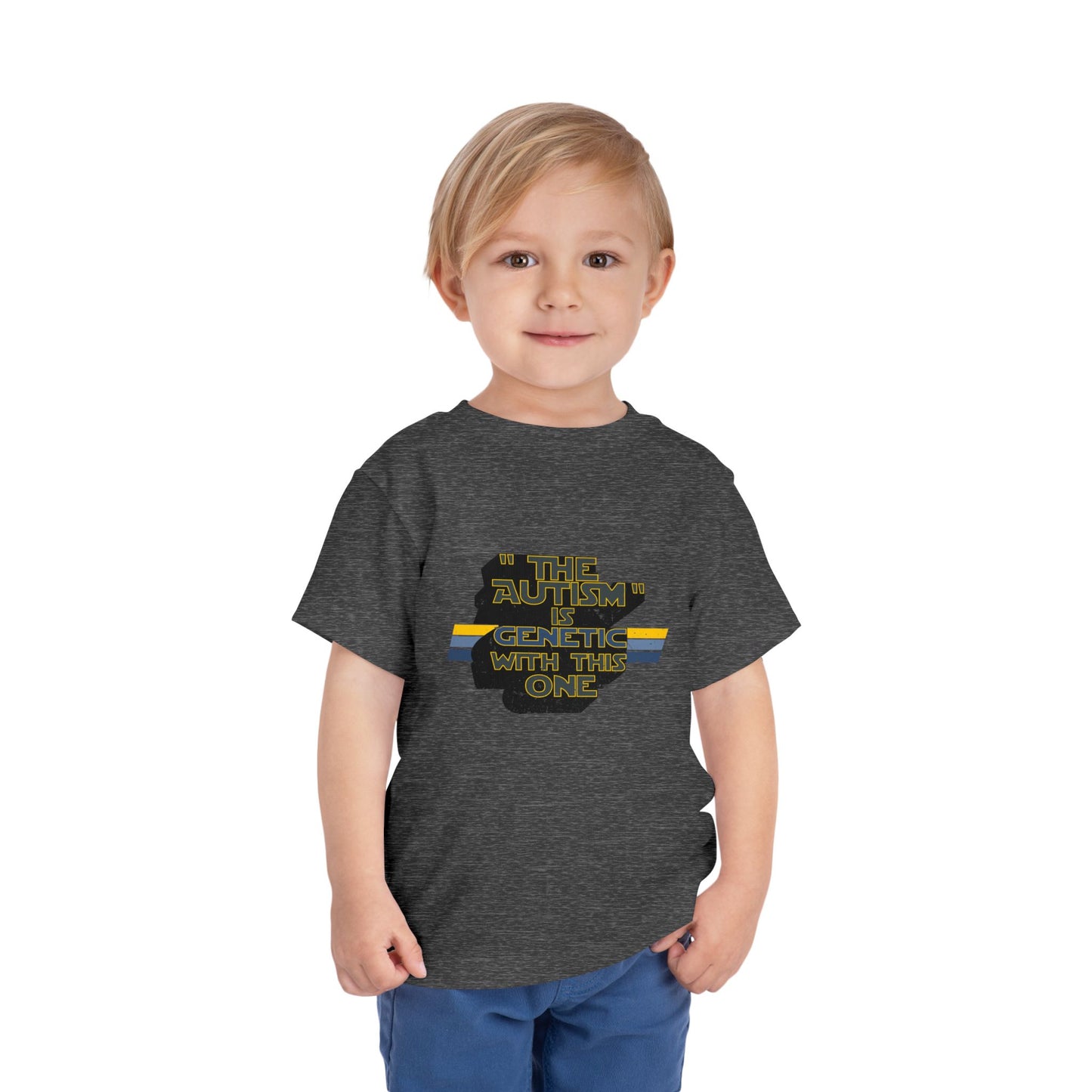 "The Autism" is Genetic with This One - Toddler Unisex Tee