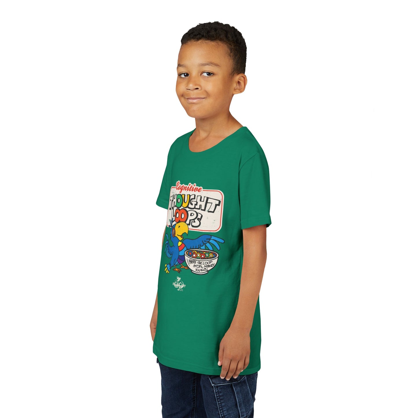 Cognitive Thought Loops - Where the Loop Stops, Nobody Knows - Unisex Youth Short Sleeve Tee